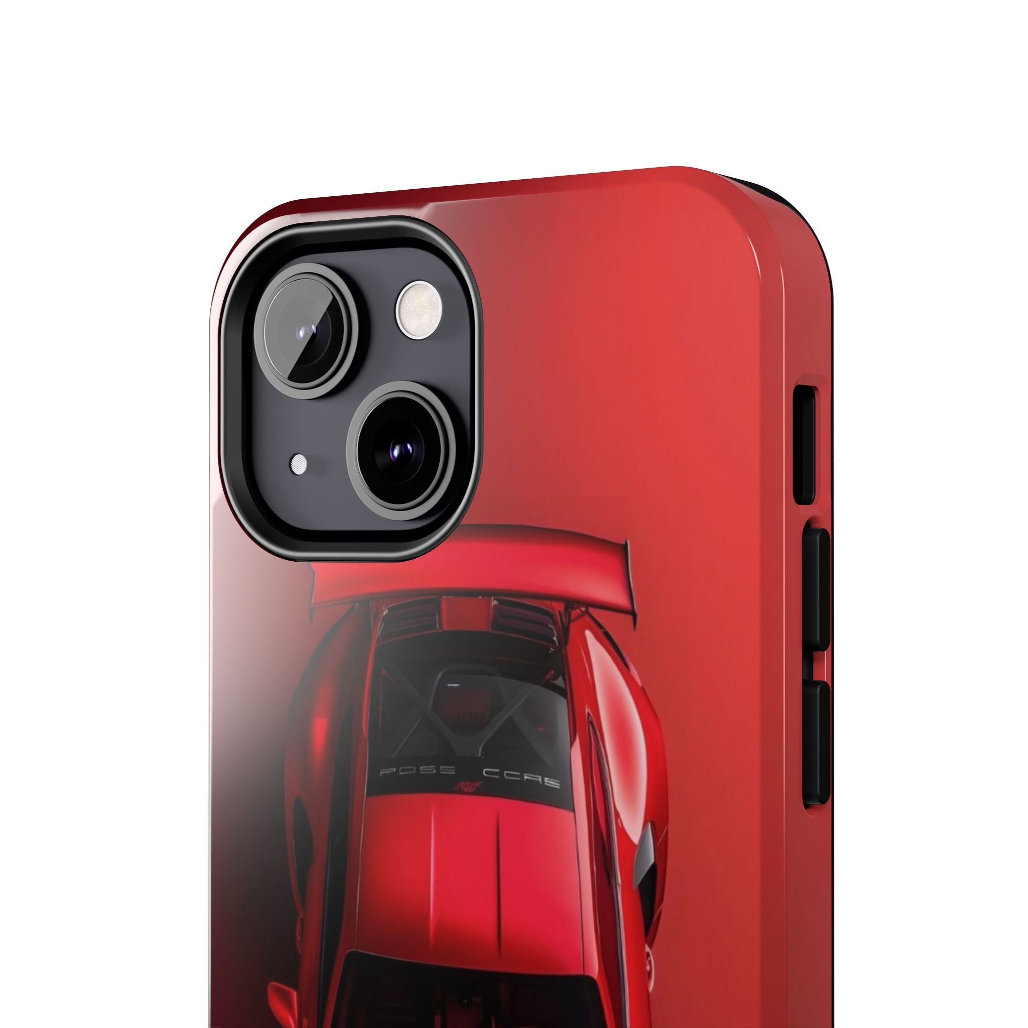 Sleek Sports Car Phone Cases for Automotive Enthusiasts, Durable Phone Covers, Car Lover Gifts, Stylish Tech Accessories, Red Racing Design