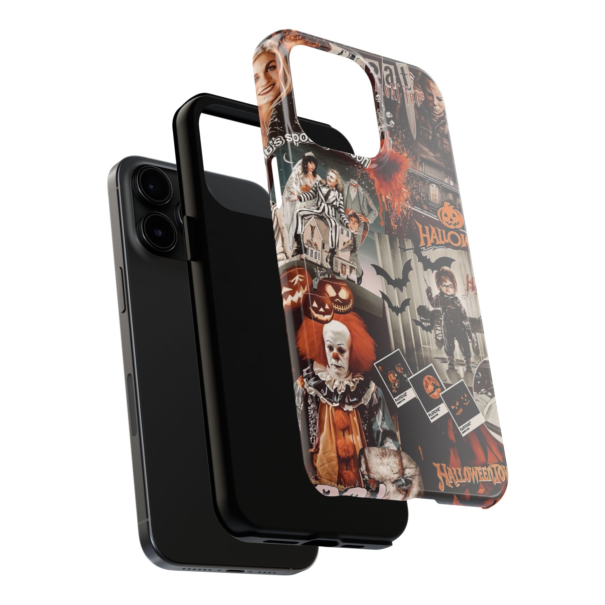 Halloween Phone Cases, Spooky Decor, Fall Celebration, Gift for Horror Fans, Trick or Treat Essentials