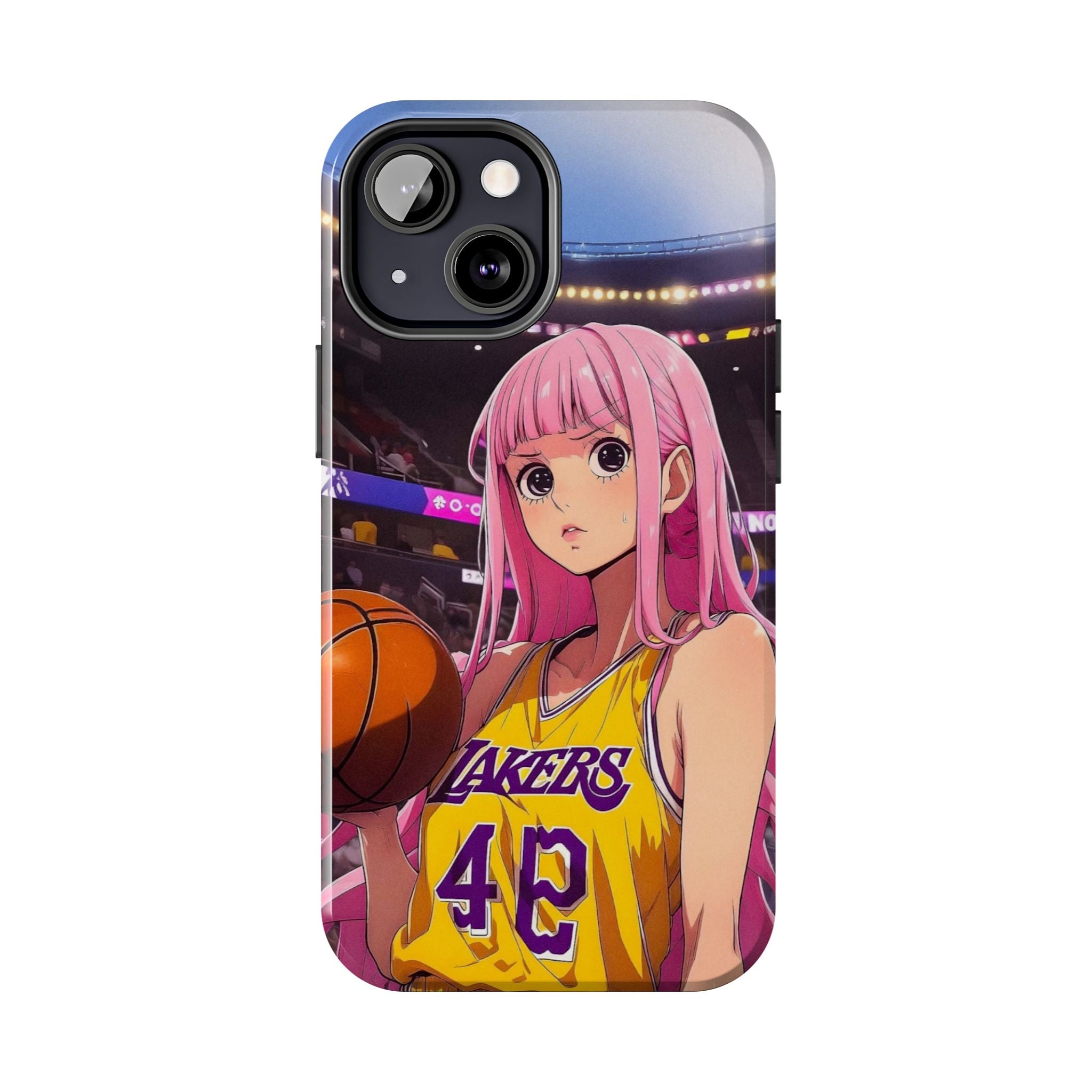 Sporty Anime Phone Cases - Tough Protection, Unique Basketball Design, Gift for Fans, Durable Soft Case, Perfect for Sports Lovers