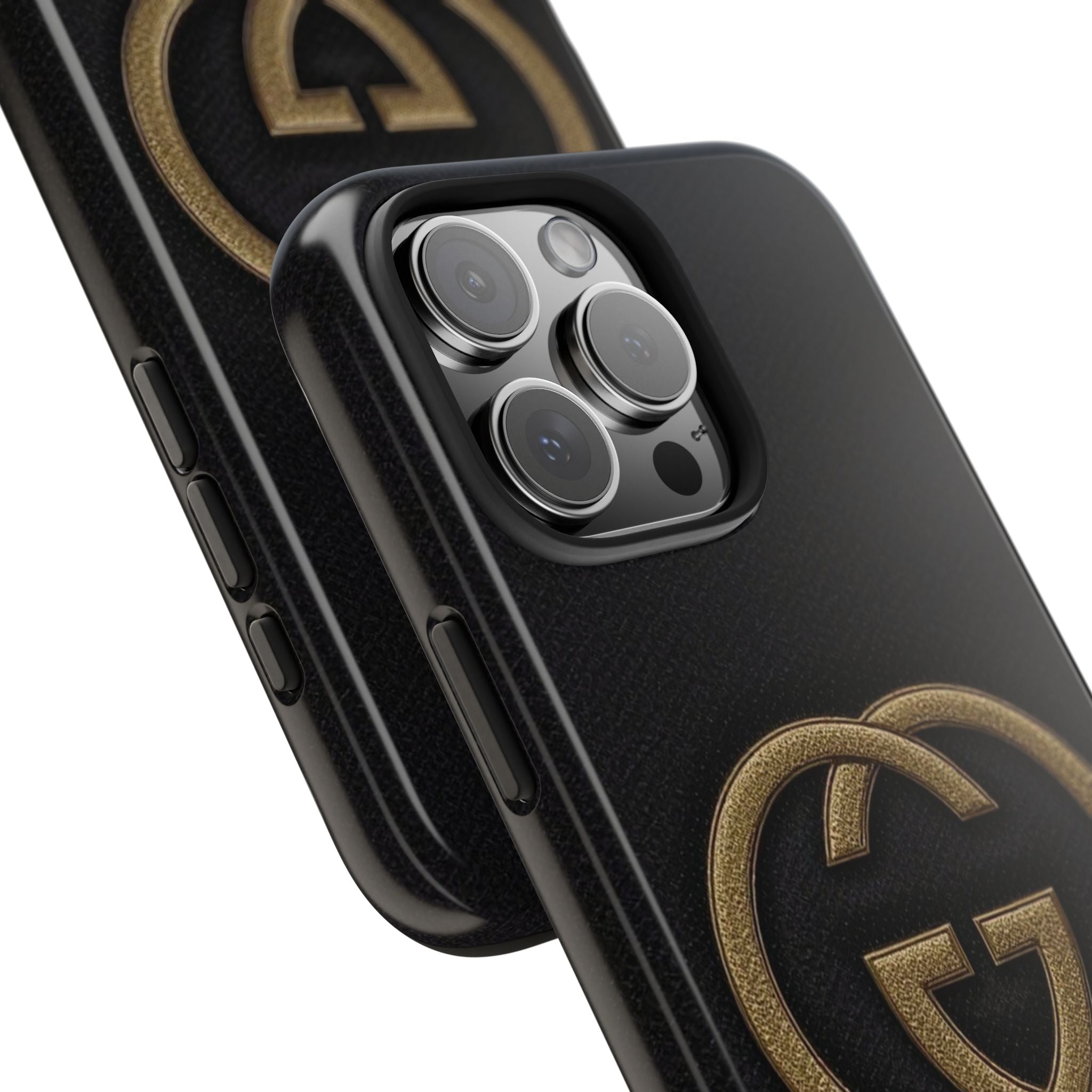 Stylish Tough Phone Cases with Elegant Logo, Durable Protection, Fashion Accessory, Smartphone Cases, Gift for Her or Him