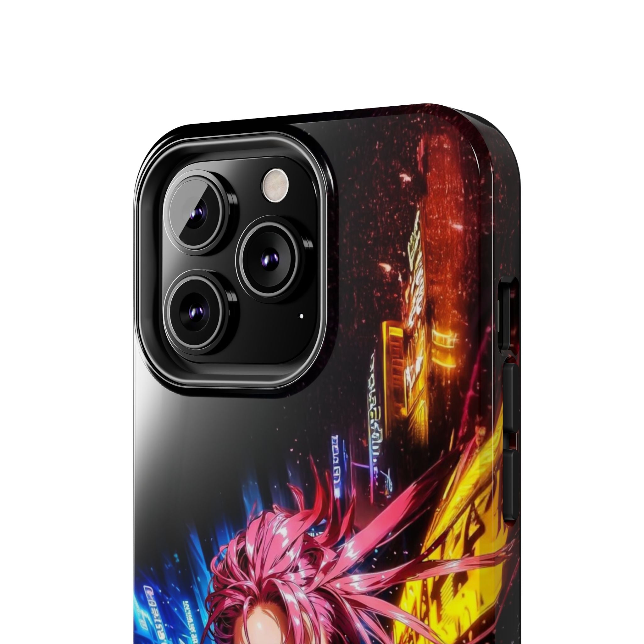 Vibrant Art Phone Case, Tough Phone Cases, Anime Phone Cover, Stylish Phone Protector, Unique Gift for Gamers, Colorful Accessory
