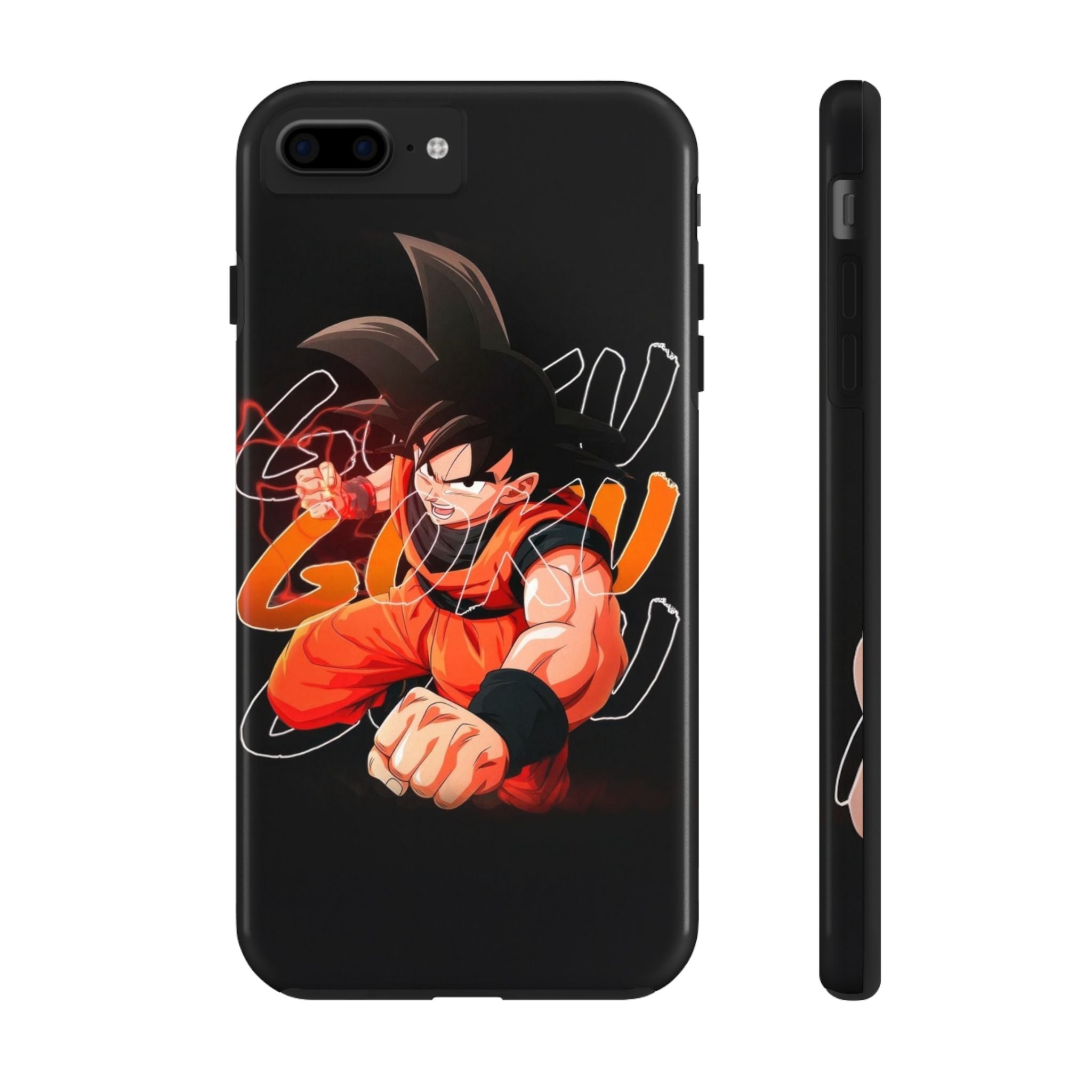 Anime Tough Phone Cases, Goku Strength Case, Durable Phone Cover, Gaming Phone Accessory, Cartoon Phone Case, Gift for Fans