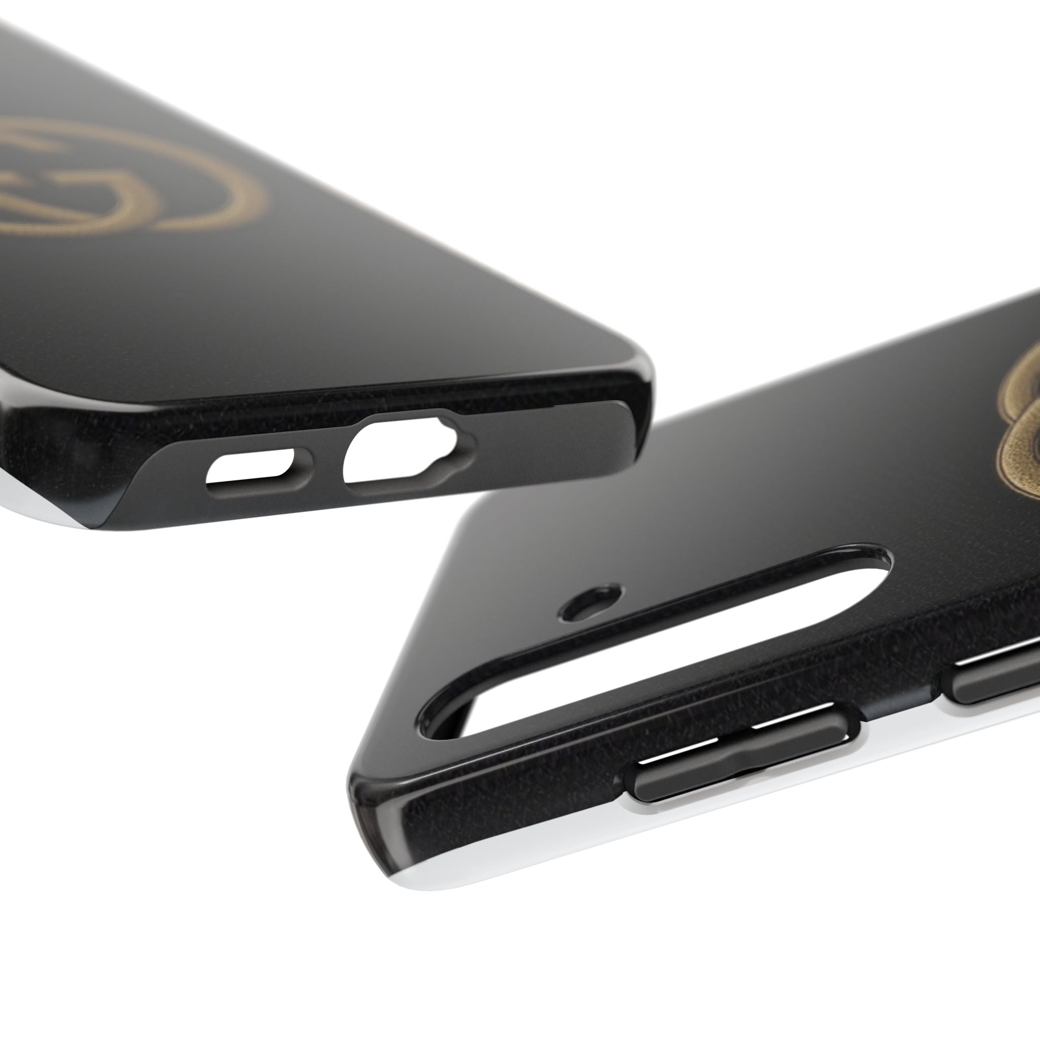 Stylish Tough Phone Cases with Elegant Logo, Durable Protection, Fashion Accessory, Smartphone Cases, Gift for Her or Him