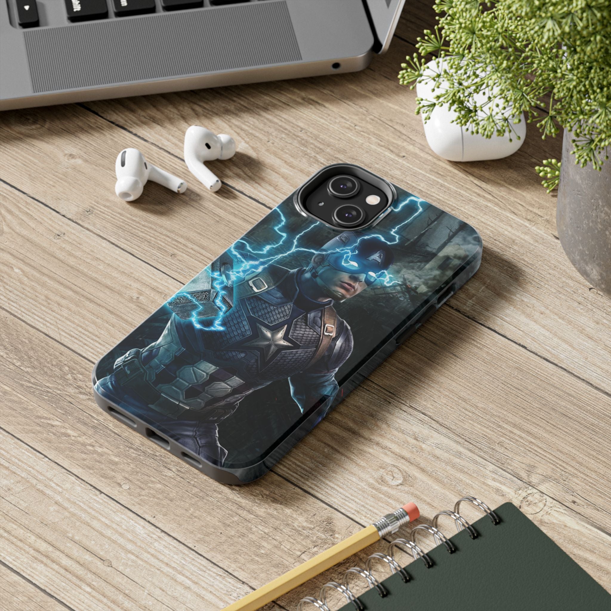 Captain America Superhero Tough Phone Cases, Hero Phone Cover, Gift for Gamers, Superhero Accessory, Durable Phone Case for Every Occasion