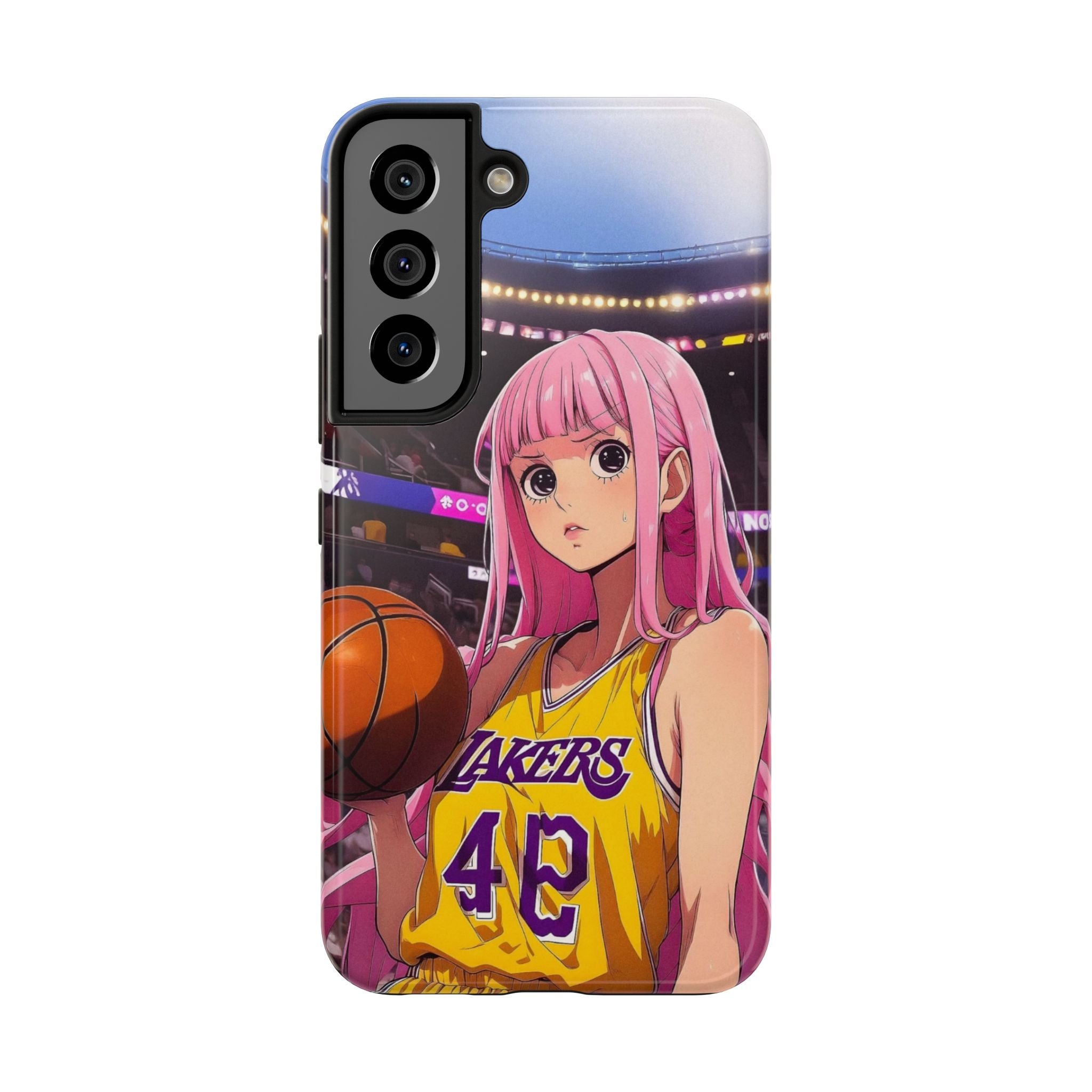 Sporty Anime Phone Cases - Tough Protection, Unique Basketball Design, Gift for Fans, Durable Soft Case, Perfect for Sports Lovers