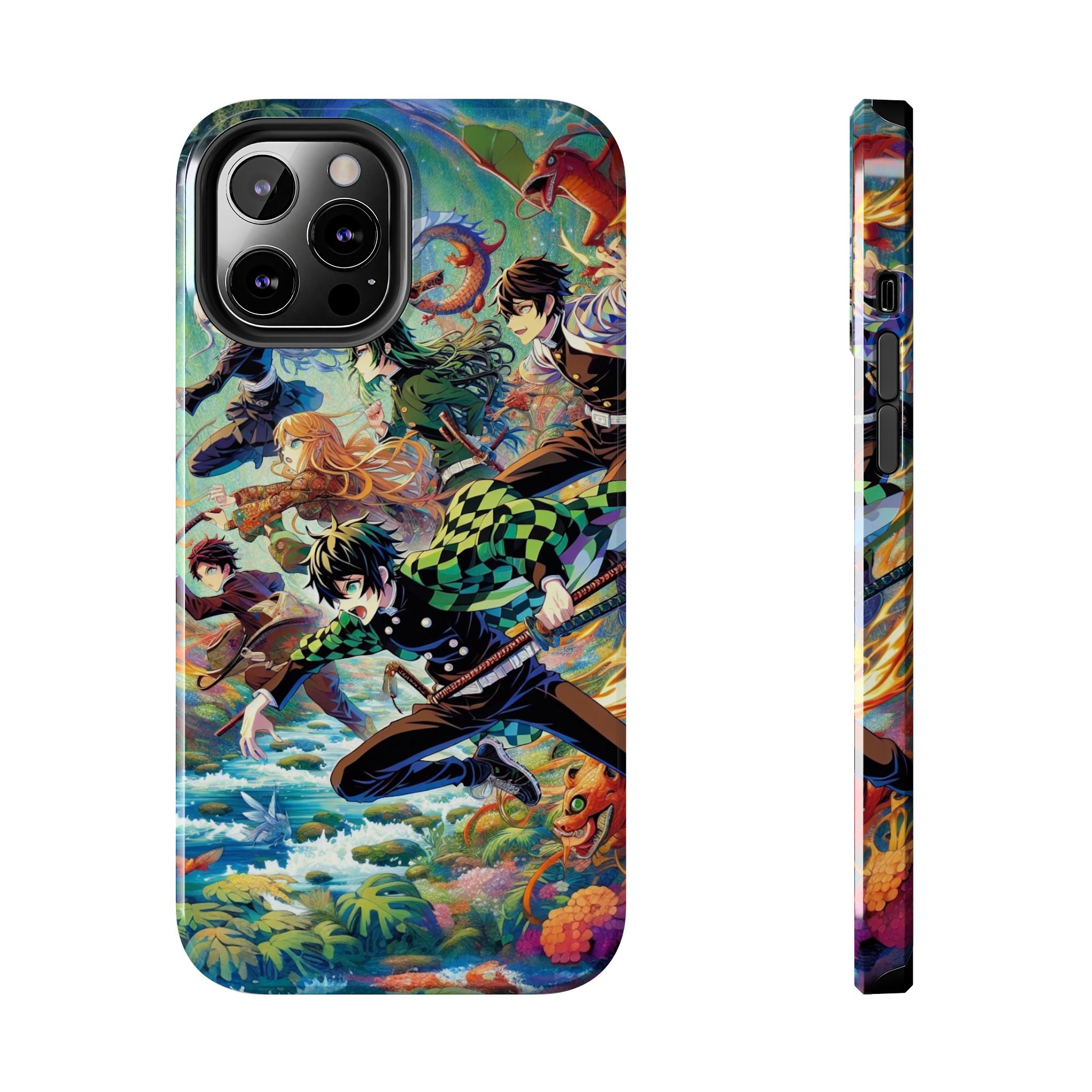 Vibrant Anime Tough Phone Cases, Protective Covers, Gifts for Fans, Geeky Accessories, Birthday or Holiday Presents