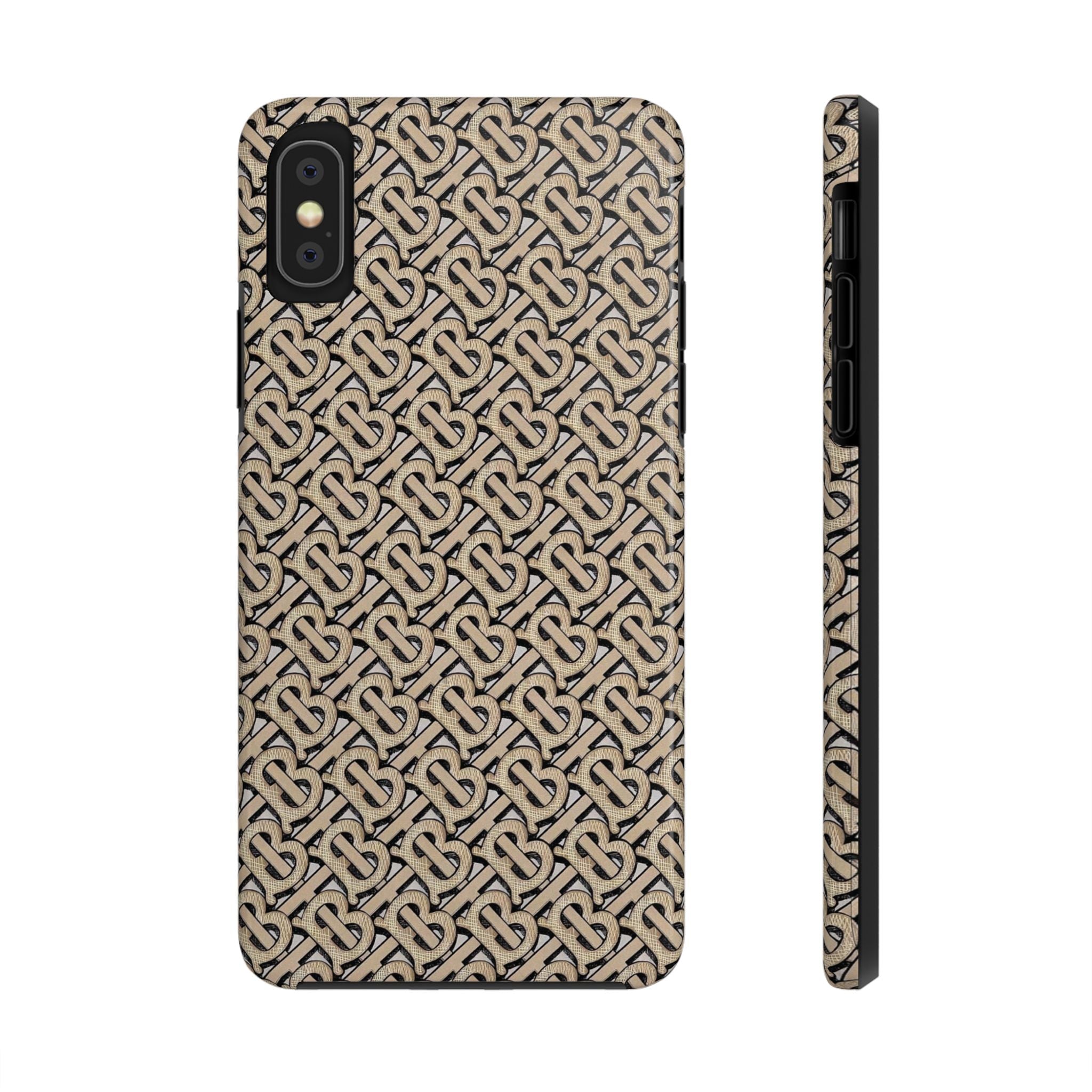Elegant Interwoven Pattern Tough Phone Cases, Stylish Phone Covers, Durable Cases for Everyday Adventures, Gift for Phone Lovers