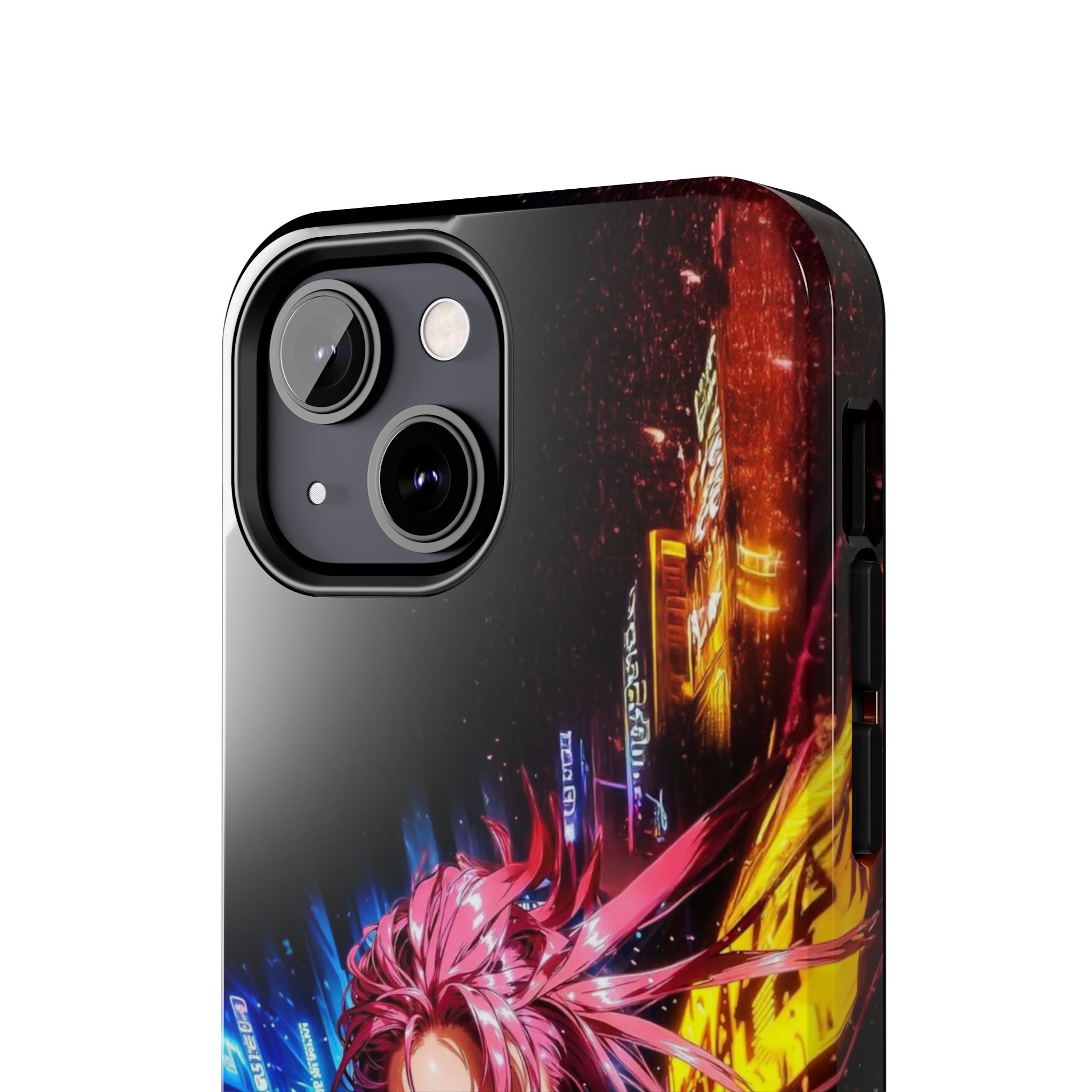 Vibrant Art Phone Case, Tough Phone Cases, Anime Phone Cover, Stylish Phone Protector, Unique Gift for Gamers, Colorful Accessory