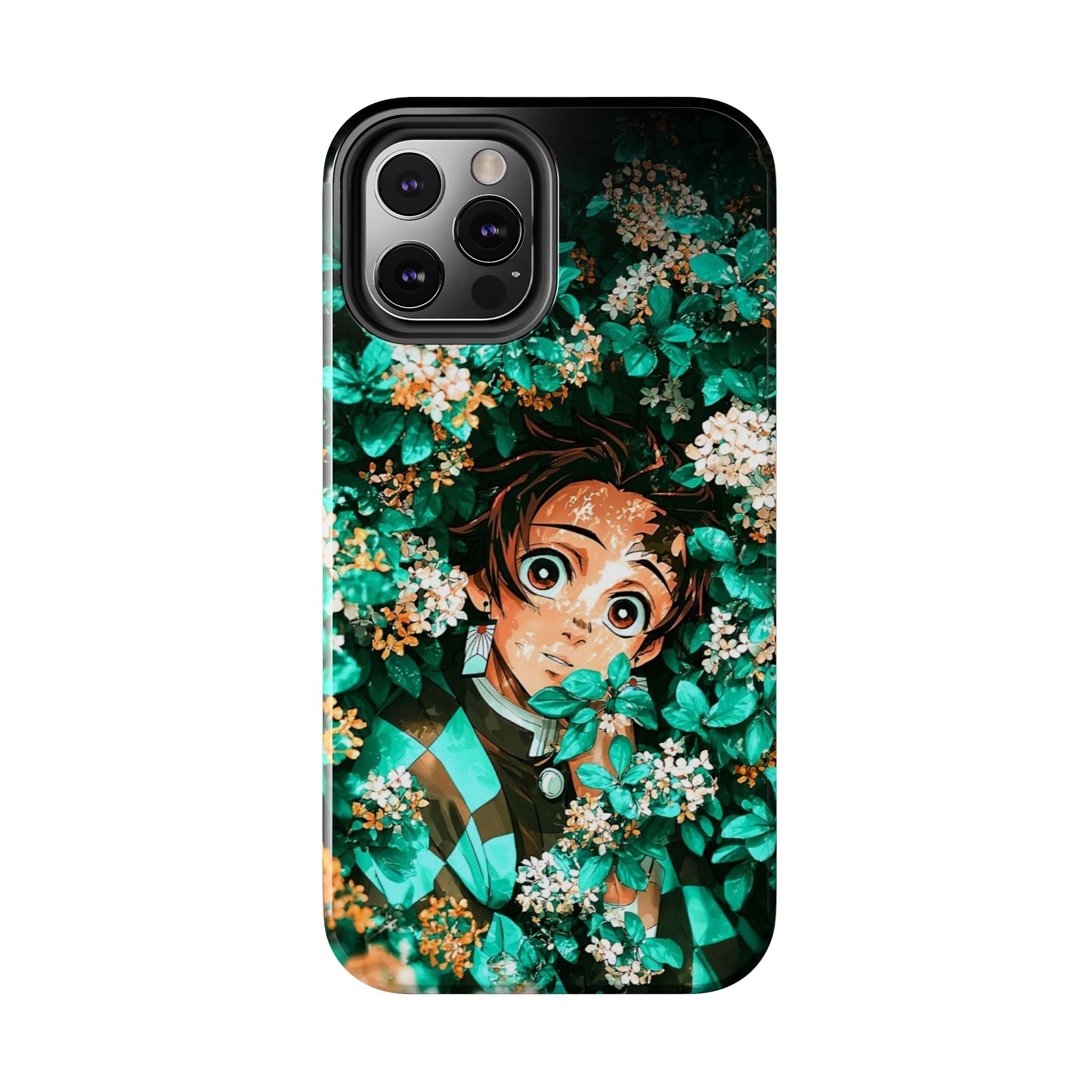Floral Fantasy Tough Phone Cases | Trendy Phone Cover | Unique Gift for Nature Lovers | Durable Protection | Anime-Inspired Design
