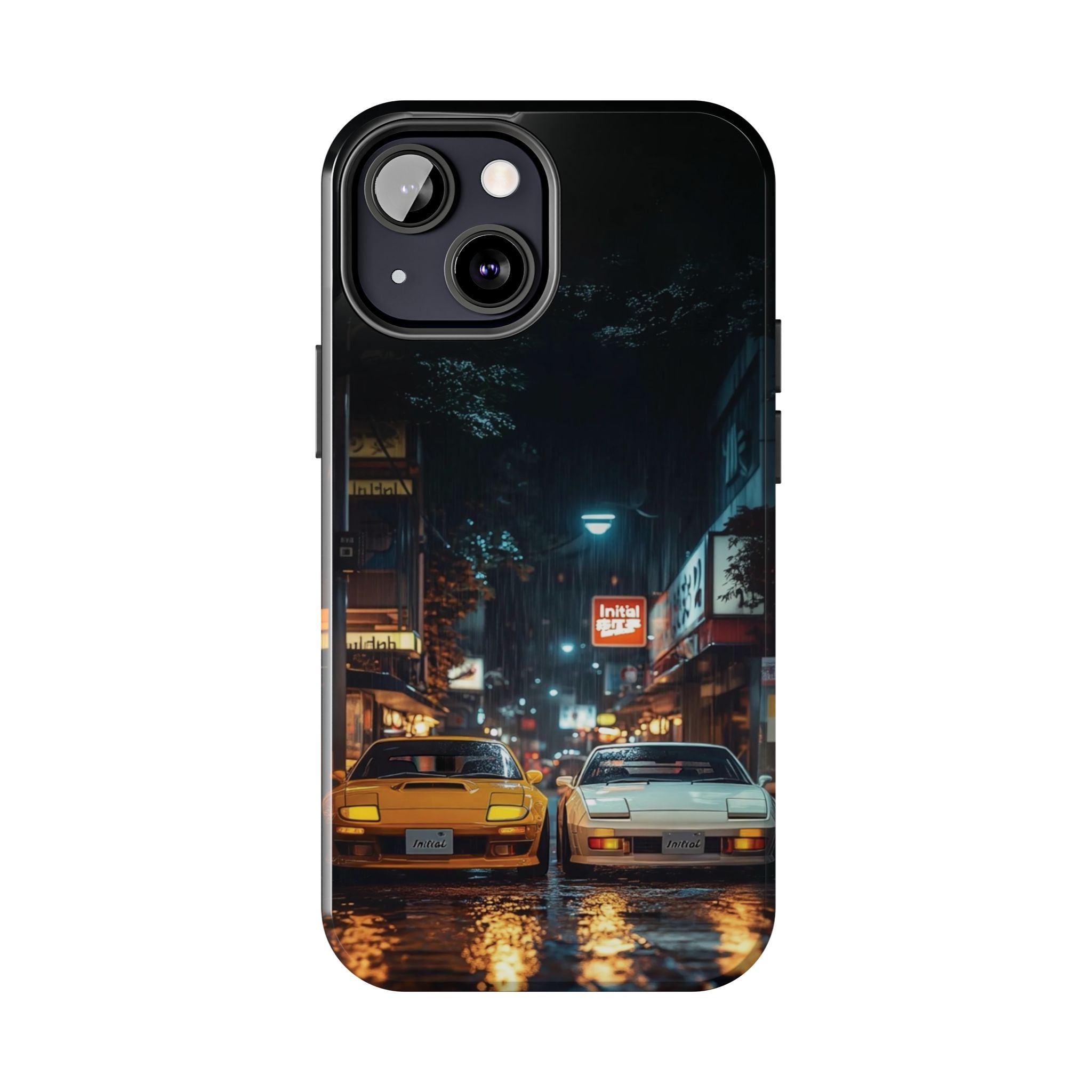 Night Cityscape Phone Cases, Urban Aesthetic Case, Tough Protection Case, Perfect Gift for Car Lovers, Ideal for Birthdays, Holidays