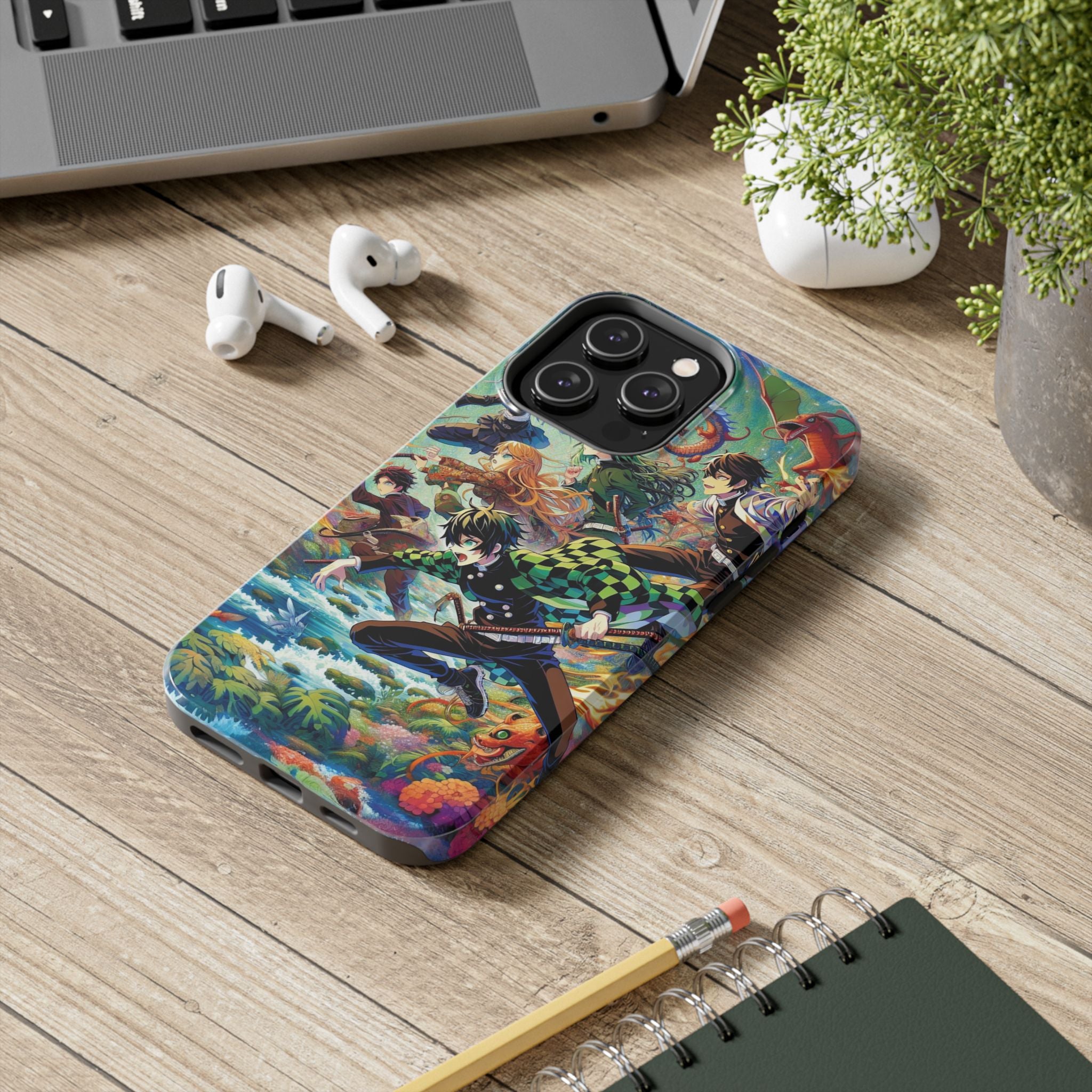 Vibrant Anime Tough Phone Cases, Protective Covers, Gifts for Fans, Geeky Accessories, Birthday or Holiday Presents