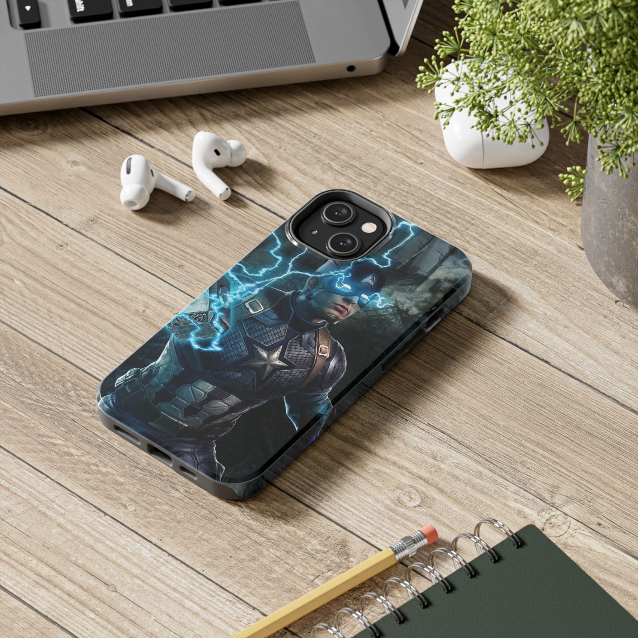 Captain America Superhero Tough Phone Cases, Hero Phone Cover, Gift for Gamers, Superhero Accessory, Durable Phone Case for Every Occasion