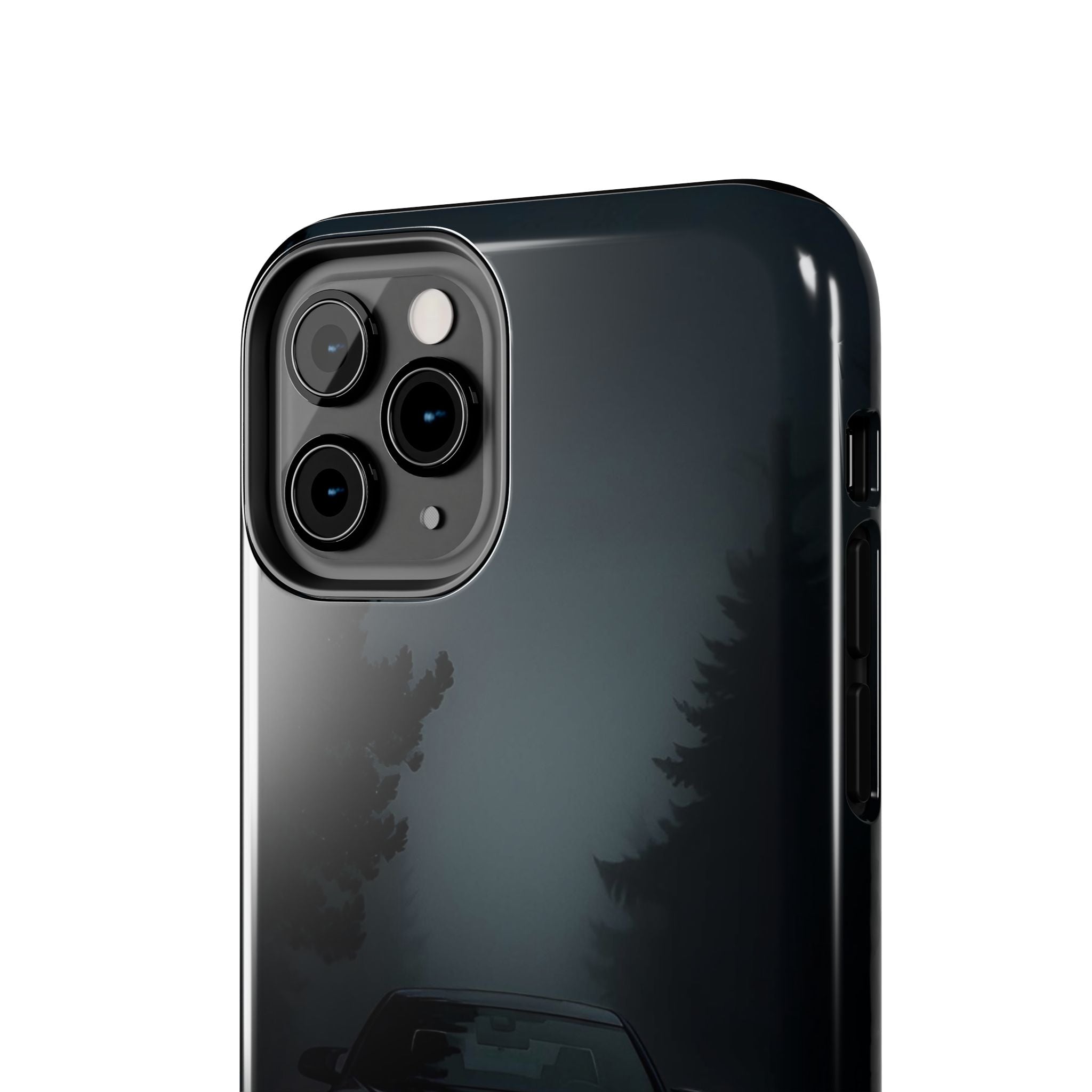 Tough Phone Case with Neon Car Design, Durable Smartphone Cover, Gift for Car Enthusiasts, Unique Accessory for Him, Perfect for Birthdays