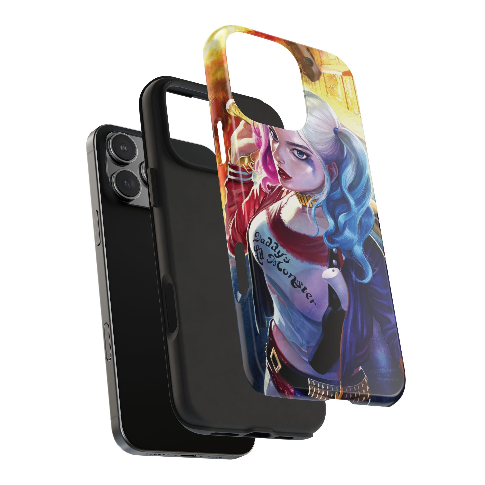 Harley Quinn Tough Phone Cases, Stylish Phone Protector for Women, Anime Style Mobile Cover, Unique Gift for Gamers, Pop Culture Accessories