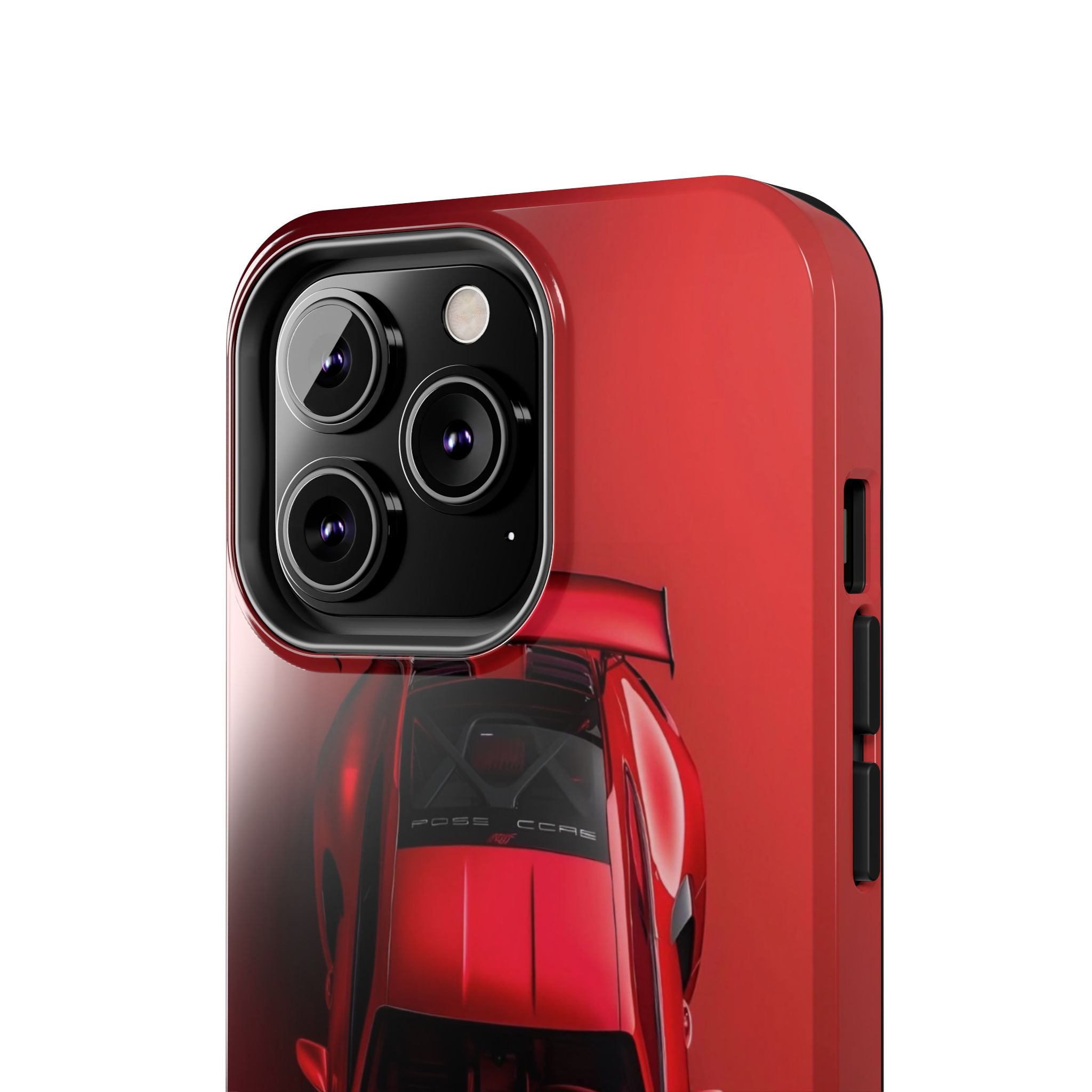 Sleek Sports Car Phone Cases for Automotive Enthusiasts, Durable Phone Covers, Car Lover Gifts, Stylish Tech Accessories, Red Racing Design