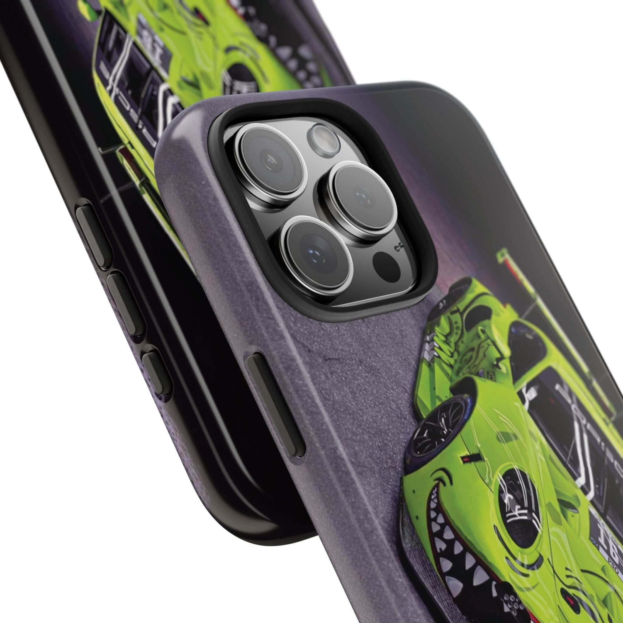 Vibrant Racing Phone Cases, Tough Car Protection, Gift for Car Lovers, Personalized Auto-Themed Accessories, Unique Tech Gifts
