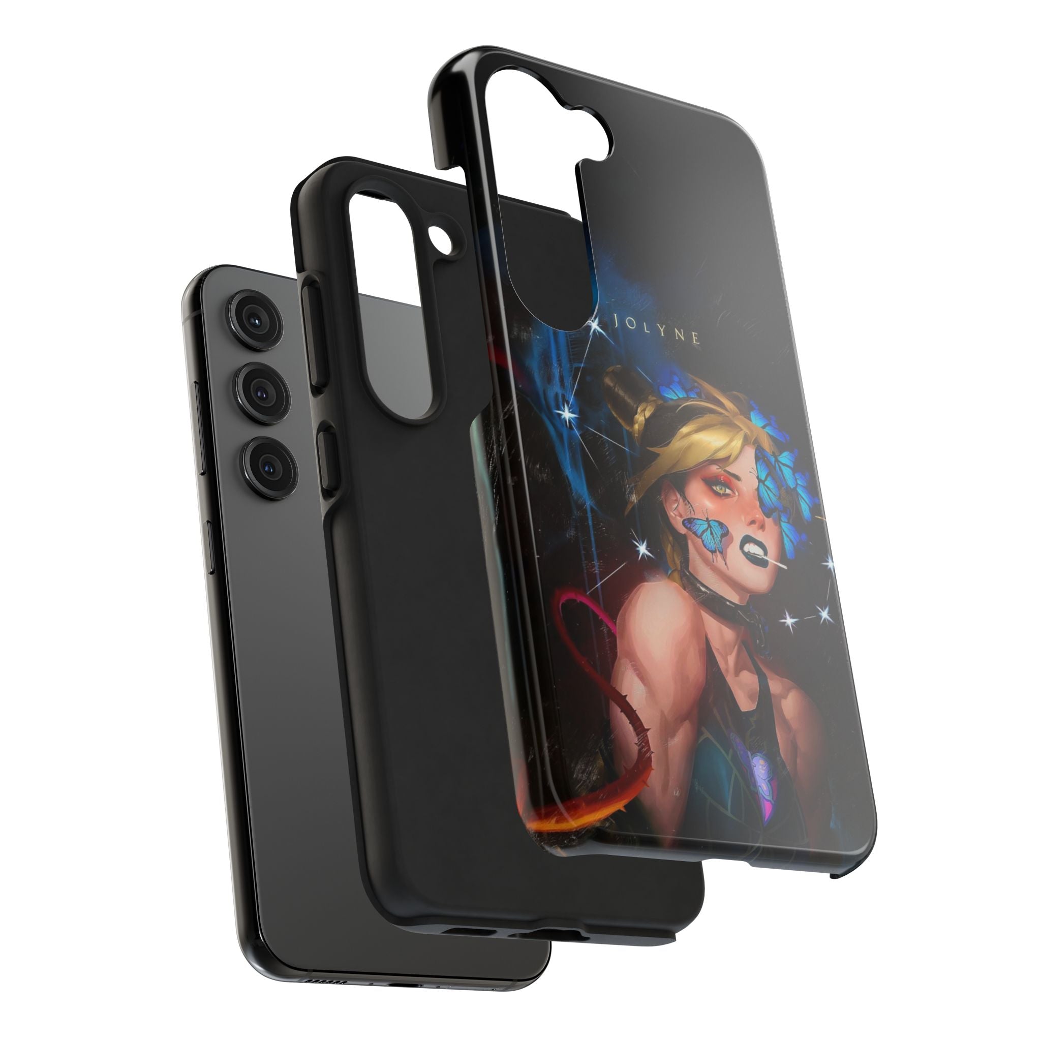 Vibrant Artistic Phone Case, Tough Phone Case for Artists, Unique Phone Cover for Gift, Anime Phone Case for Occasions