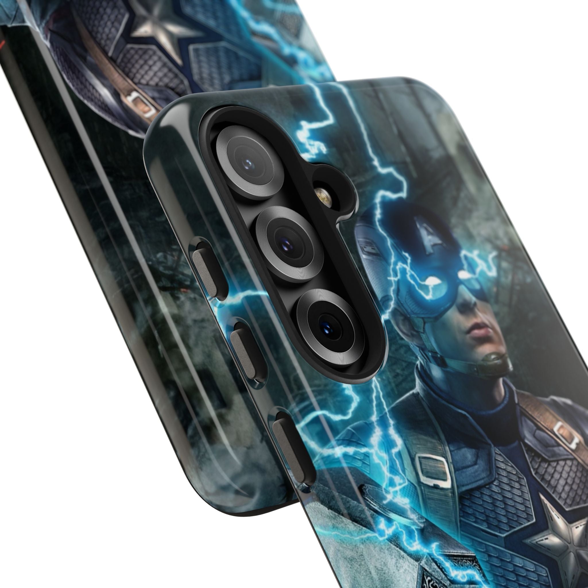 Captain America Superhero Tough Phone Cases, Hero Phone Cover, Gift for Gamers, Superhero Accessory, Durable Phone Case for Every Occasion