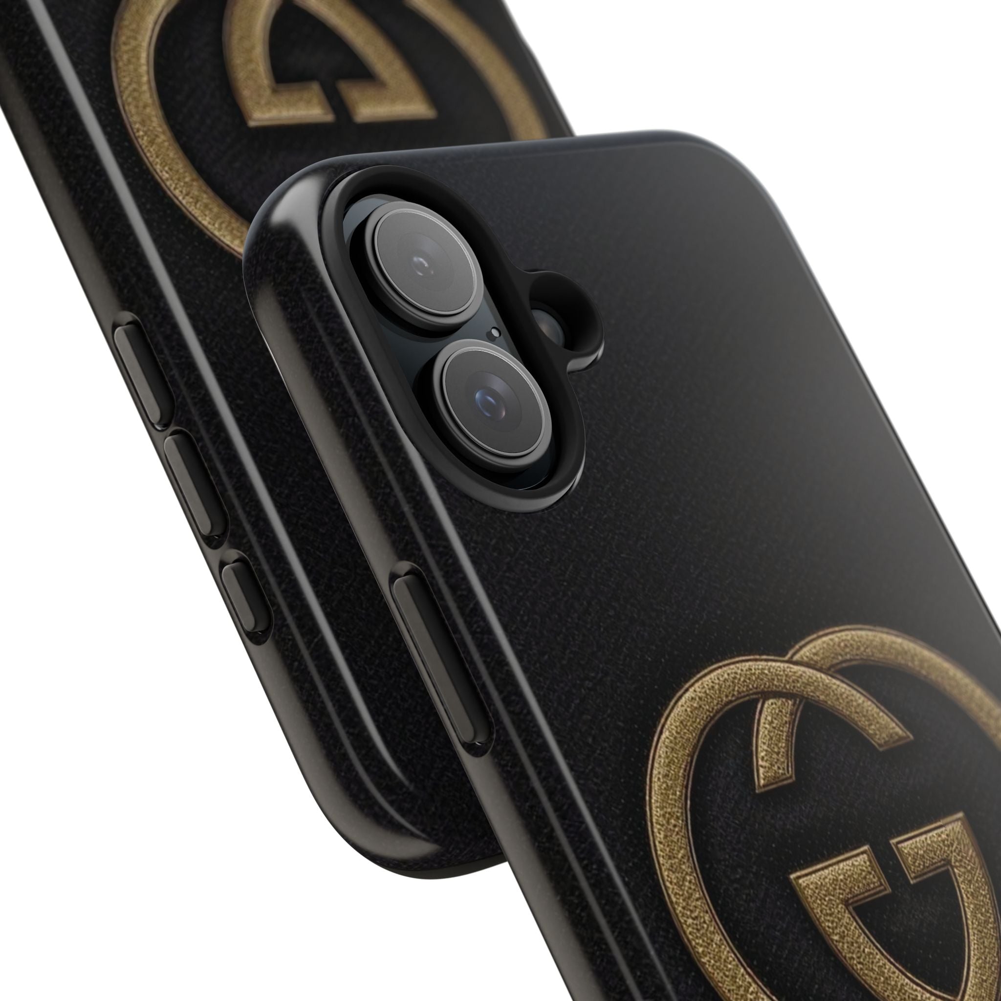 Stylish Tough Phone Cases with Elegant Logo, Durable Protection, Fashion Accessory, Smartphone Cases, Gift for Her or Him