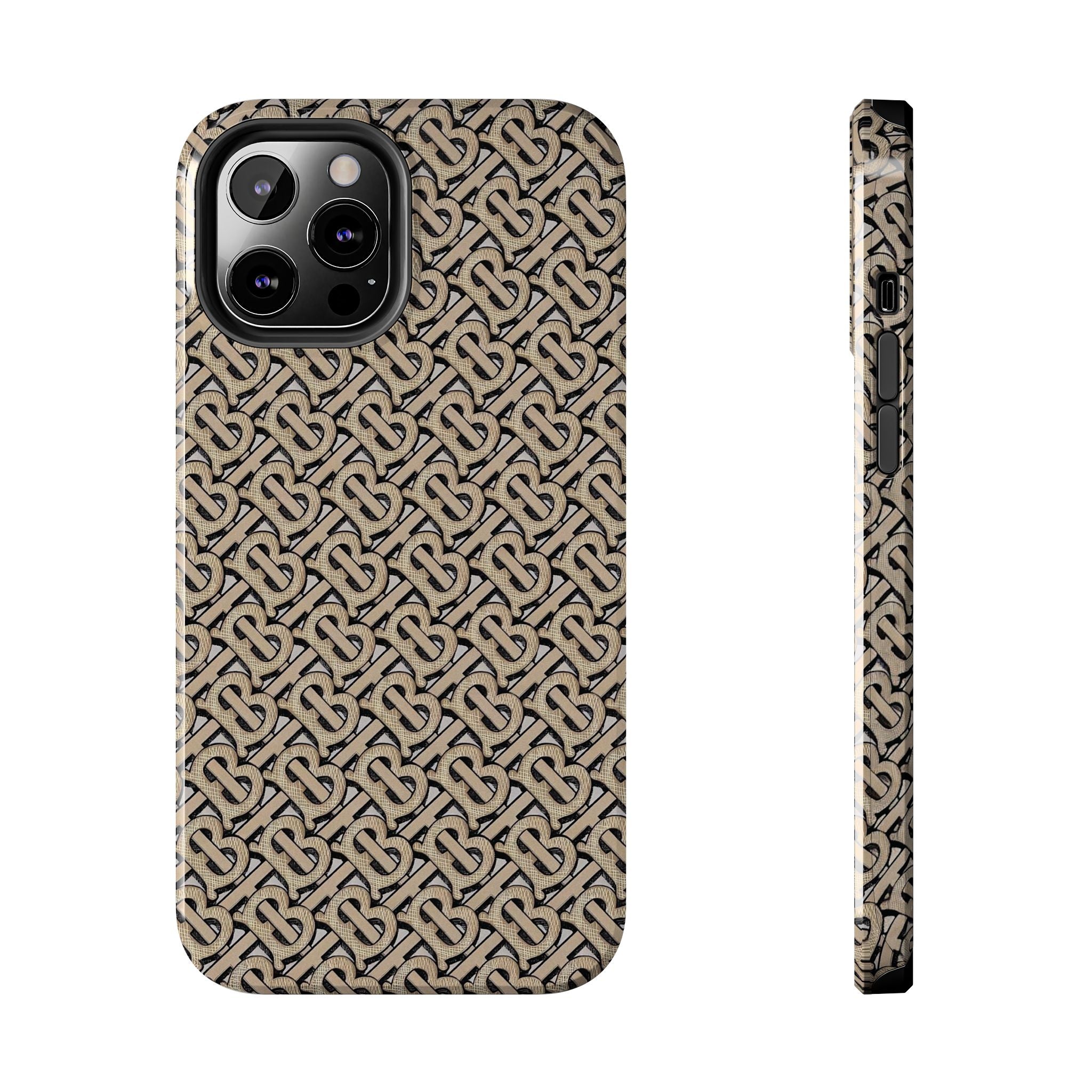 Elegant Interwoven Pattern Tough Phone Cases, Stylish Phone Covers, Durable Cases for Everyday Adventures, Gift for Phone Lovers