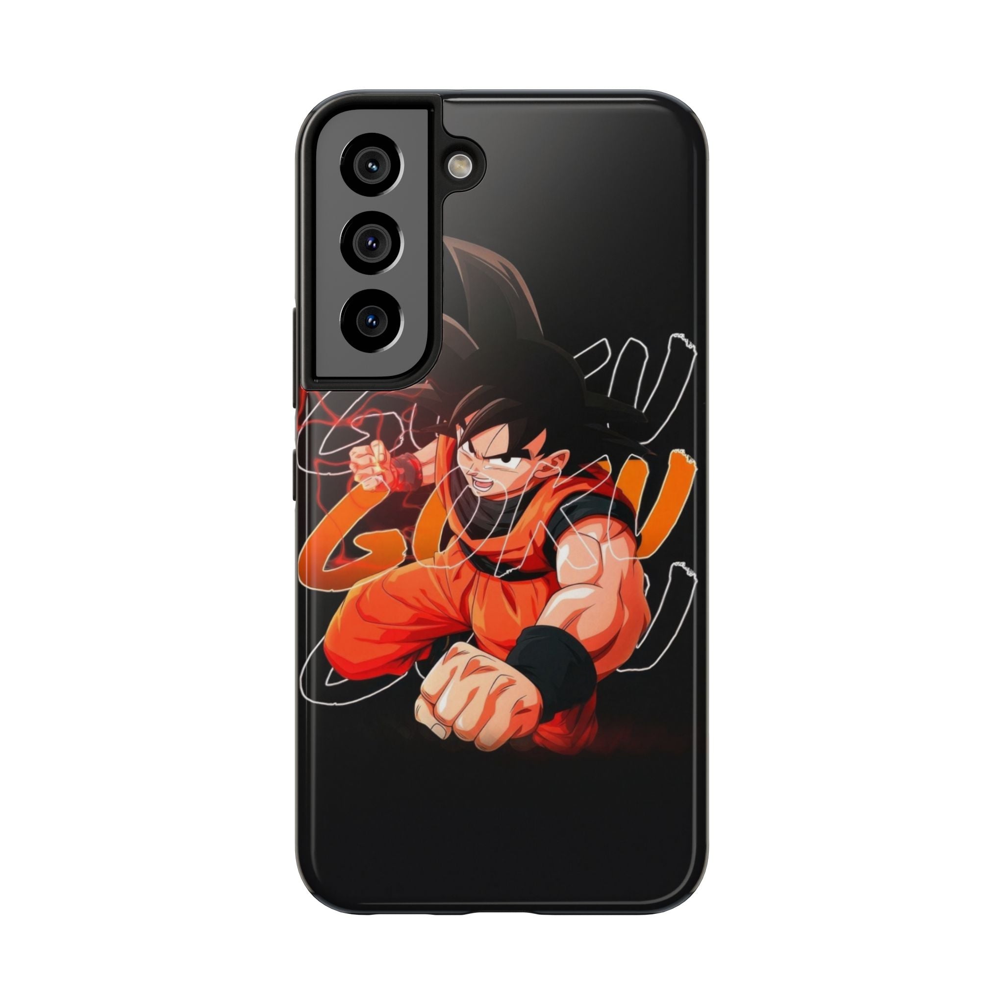 Anime Tough Phone Cases, Goku Strength Case, Durable Phone Cover, Gaming Phone Accessory, Cartoon Phone Case, Gift for Fans