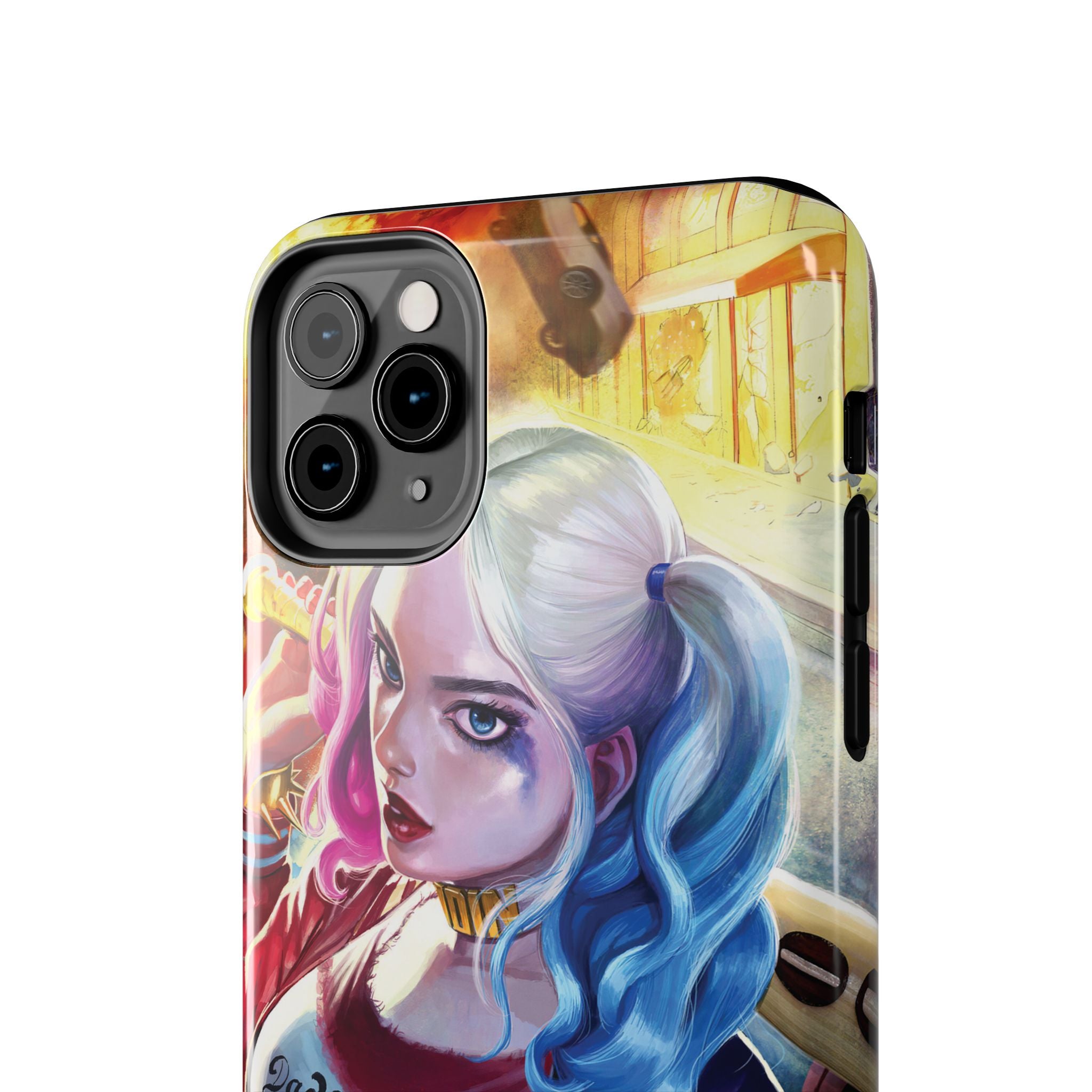 Harley Quinn Tough Phone Cases, Stylish Phone Protector for Women, Anime Style Mobile Cover, Unique Gift for Gamers, Pop Culture Accessories