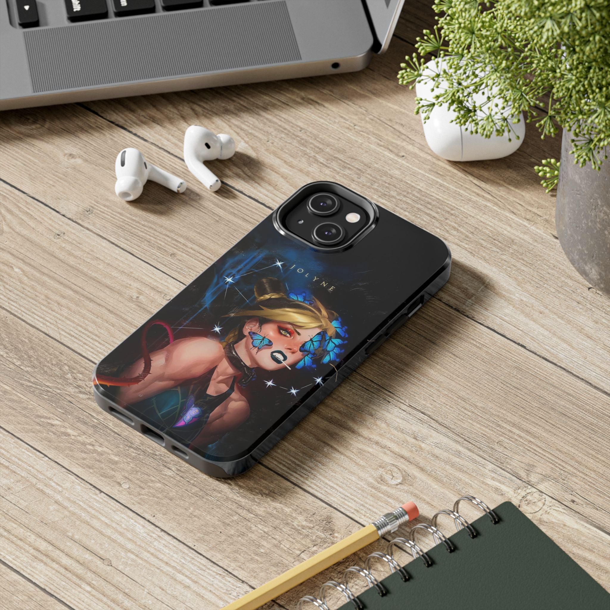 Vibrant Artistic Phone Case, Tough Phone Case for Artists, Unique Phone Cover for Gift, Anime Phone Case for Occasions