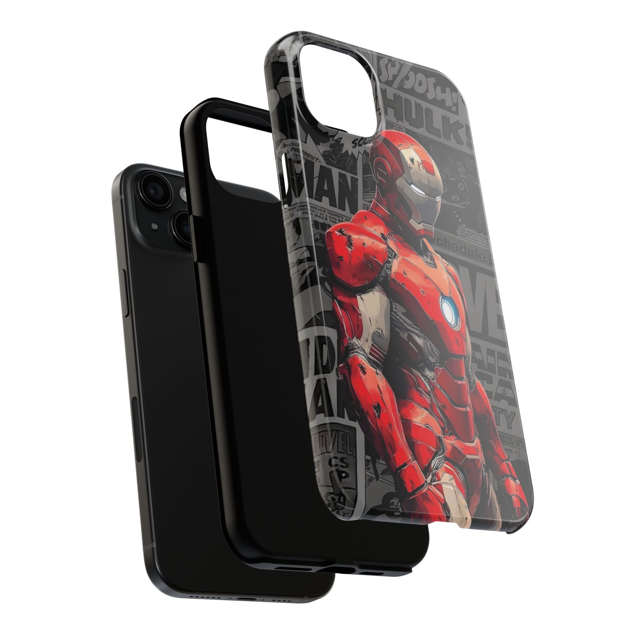 Iron Man Hero Tough Phone Cases - Durable, Stylish, Perfect for Marvel Fans, Geek Gifts, Comic Book Lovers, Unique Accessories