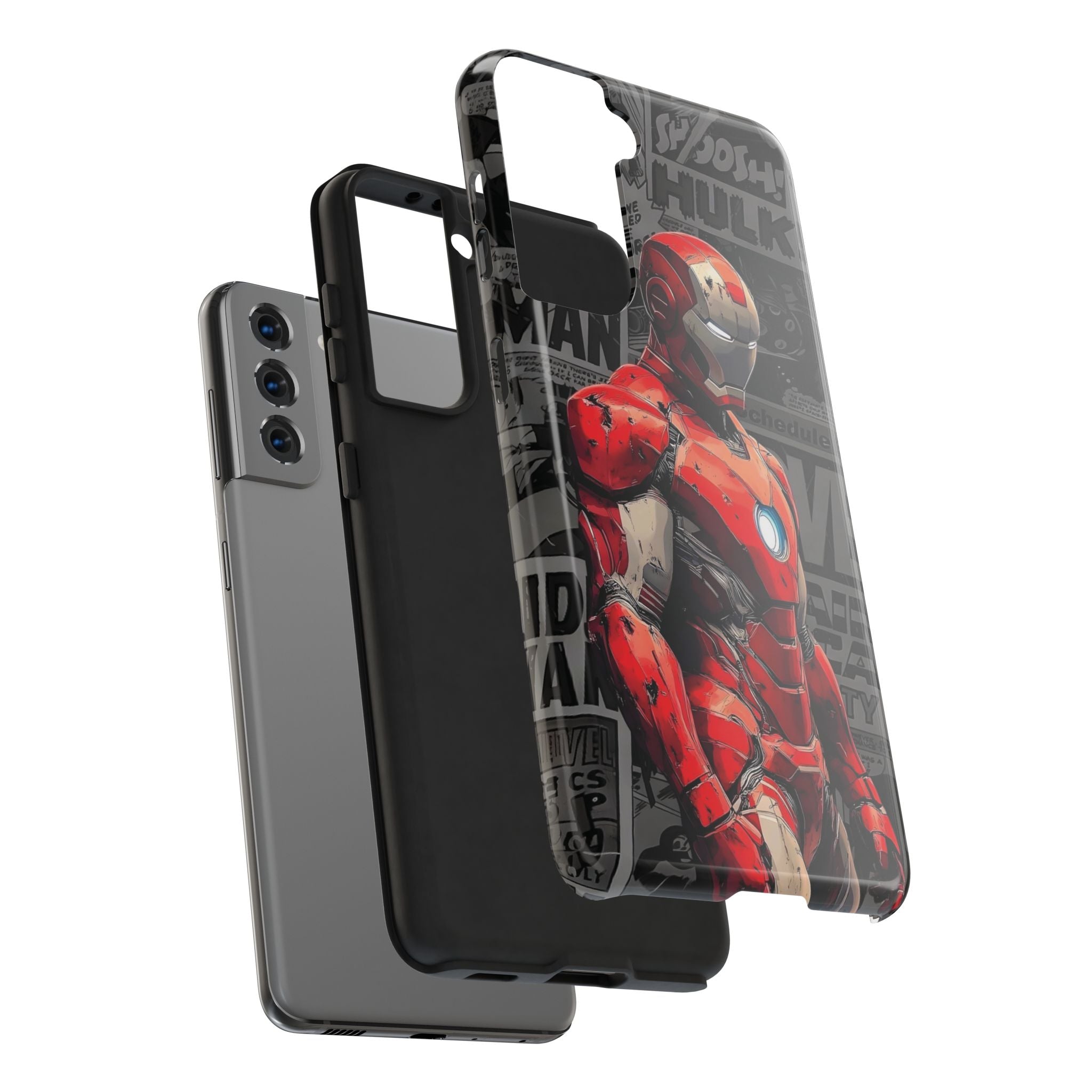Iron Man Hero Tough Phone Cases - Durable, Stylish, Perfect for Marvel Fans, Geek Gifts, Comic Book Lovers, Unique Accessories