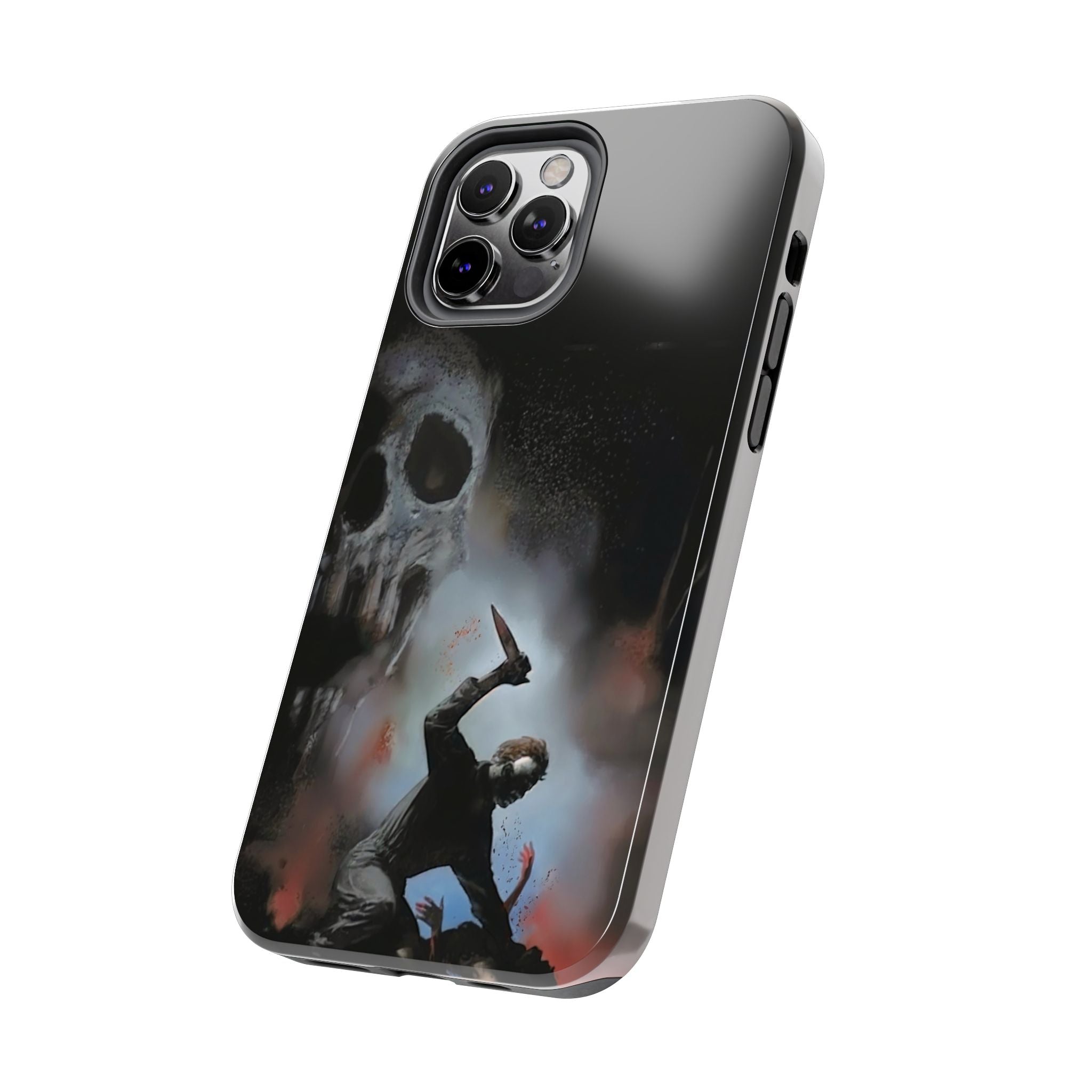 Gritty Horror Phone Cases for Fans, Tough Phone Cover, Unique Gift, Scary Design, Halloween Accessory, Movie Memorabilia