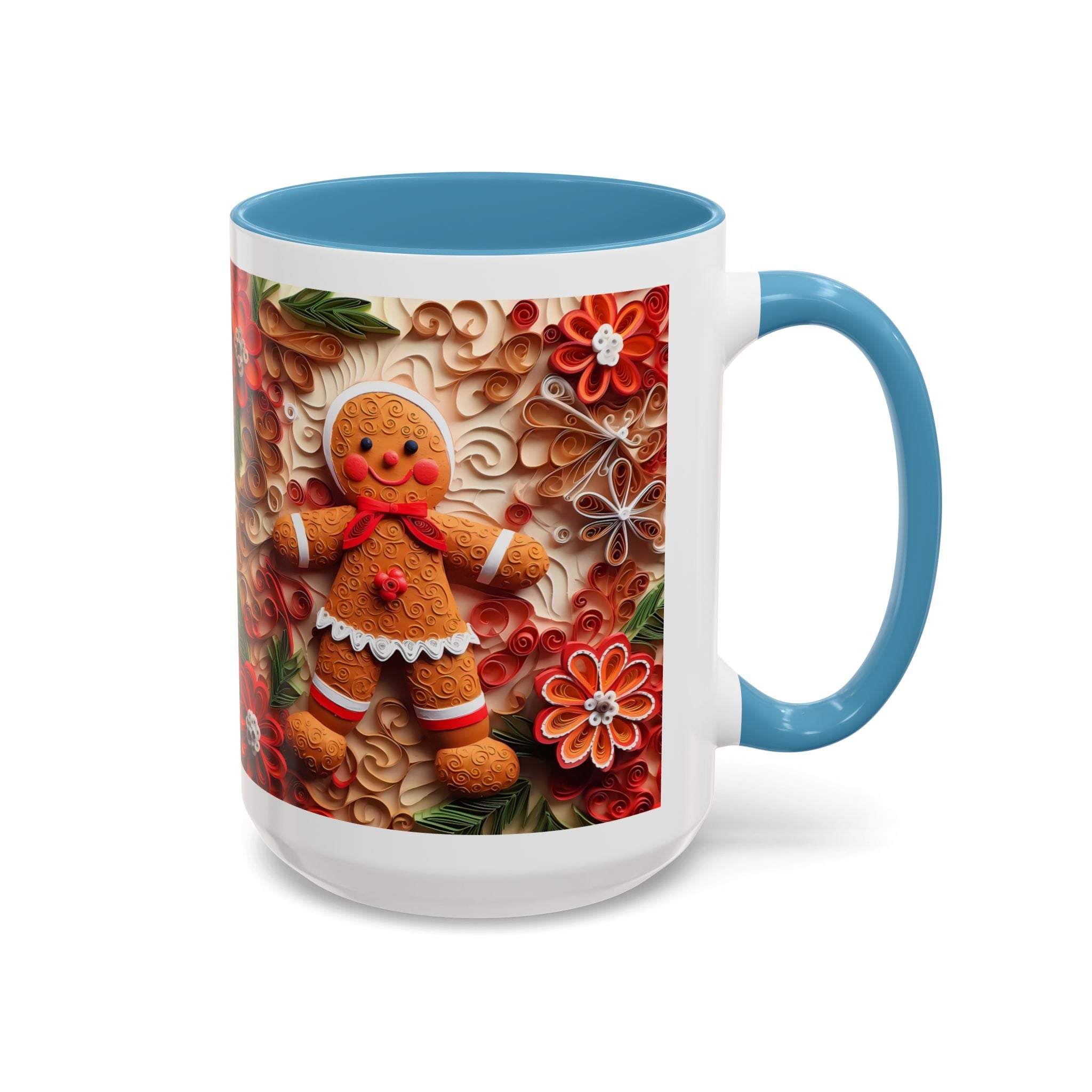 Gingerbread Christmas Coffee Mug, Festive Holiday Drinkware, Cute Gingerbread Man Mug, Winter Gift Idea, Coziness for Your Mornings