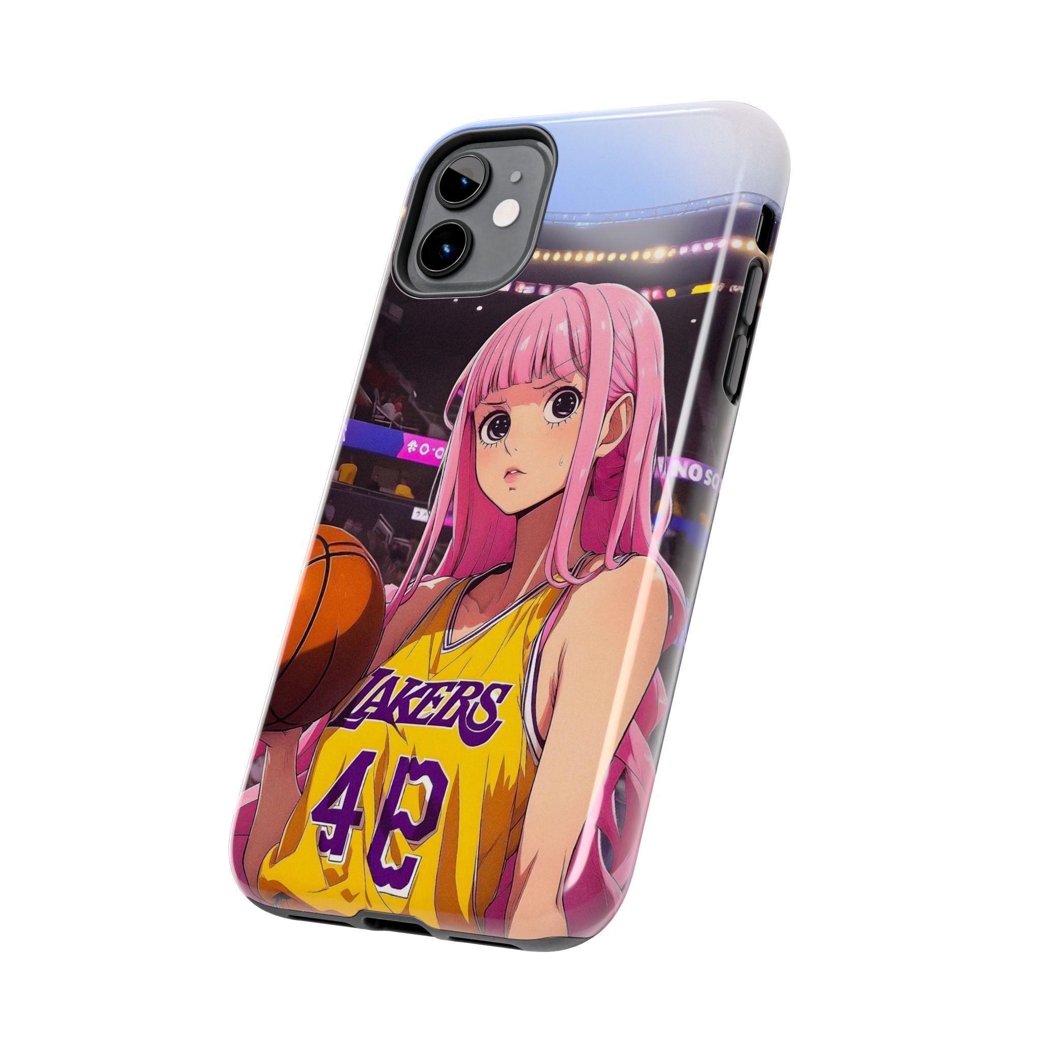 Sporty Anime Phone Cases - Tough Protection, Unique Basketball Design, Gift for Fans, Durable Soft Case, Perfect for Sports Lovers