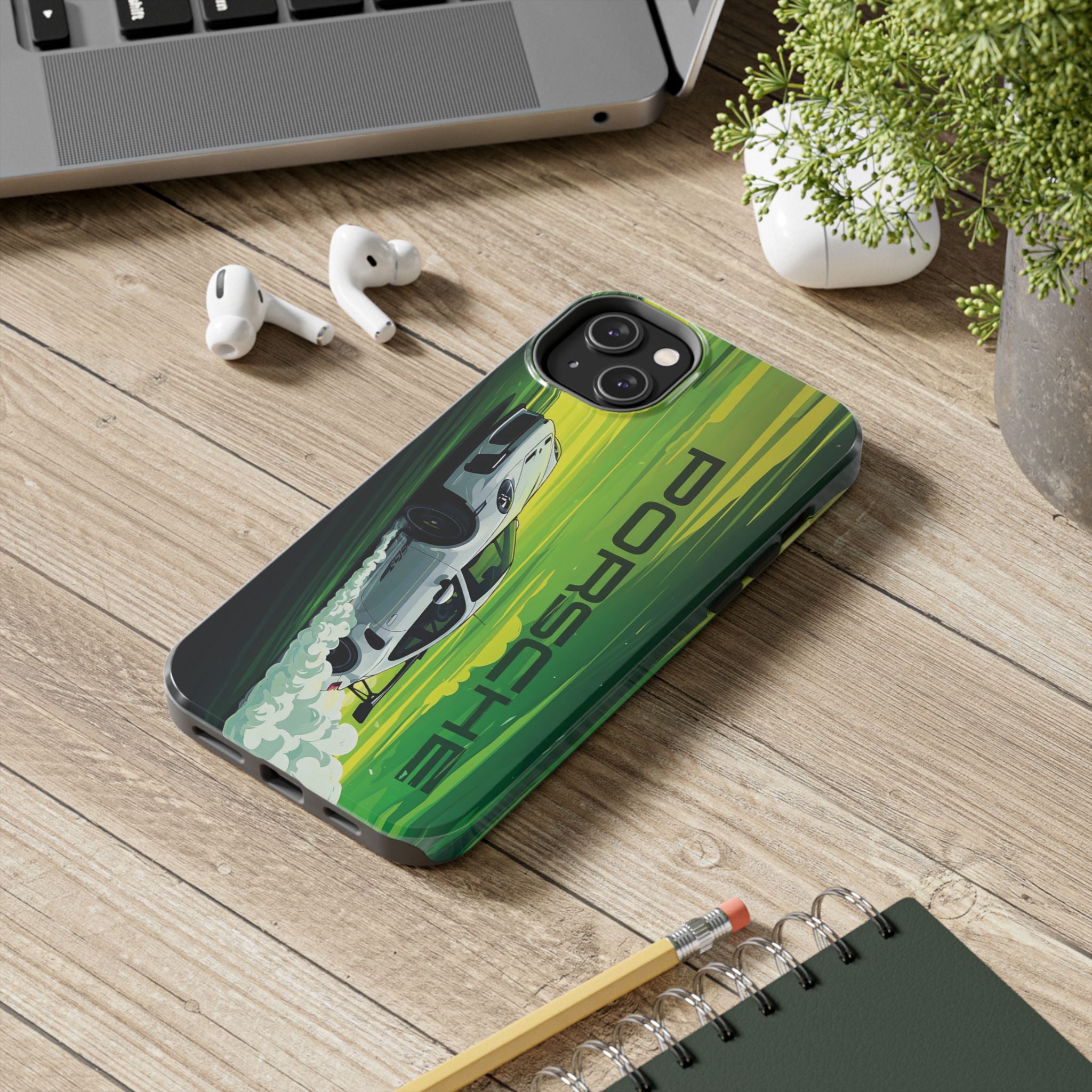 Porsche Tough Phone Cases, Luxury Car Accessories, Durable Phone Cover, Auto Enthusiast Gift, Sports Car Merchandise