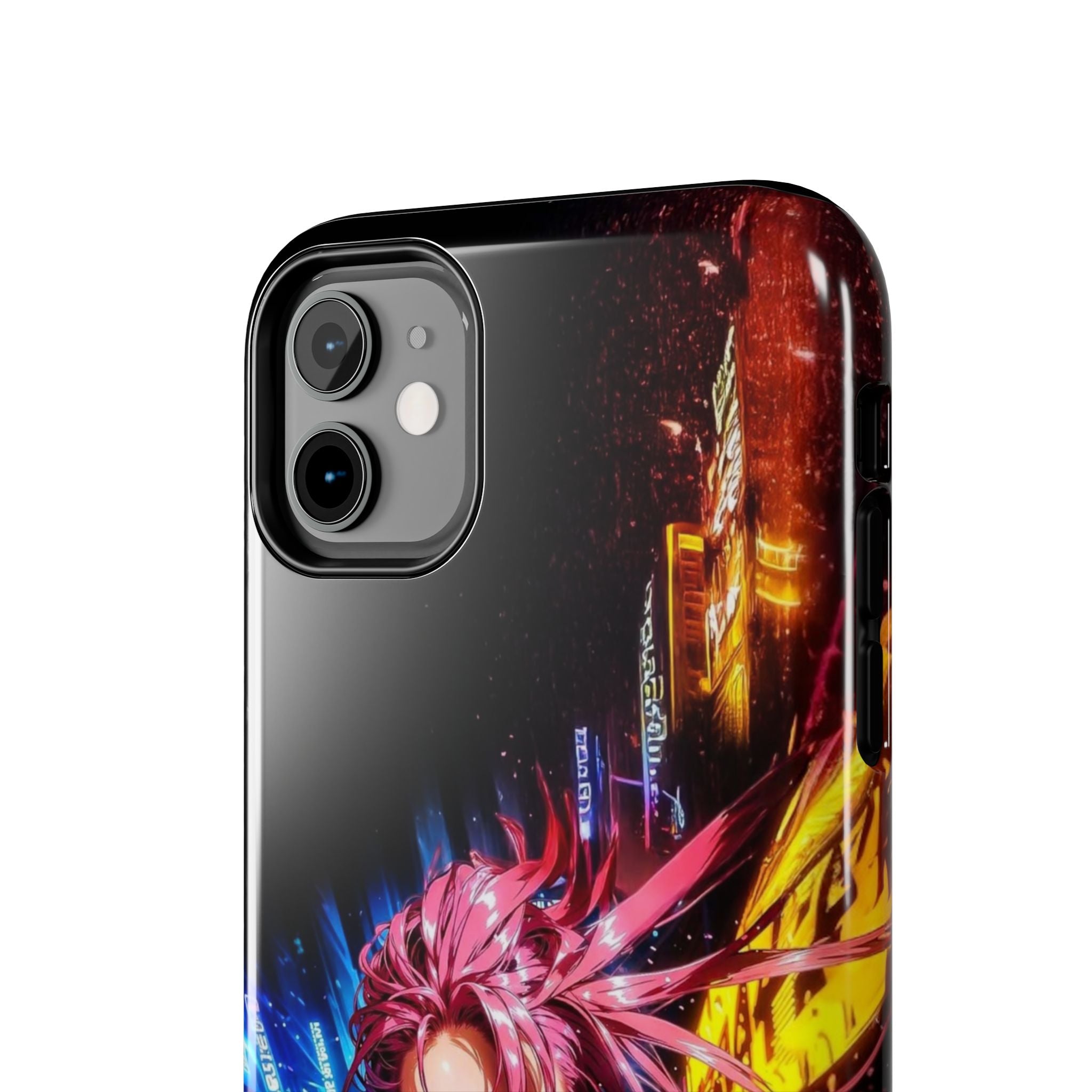 Vibrant Art Phone Case, Tough Phone Cases, Anime Phone Cover, Stylish Phone Protector, Unique Gift for Gamers, Colorful Accessory