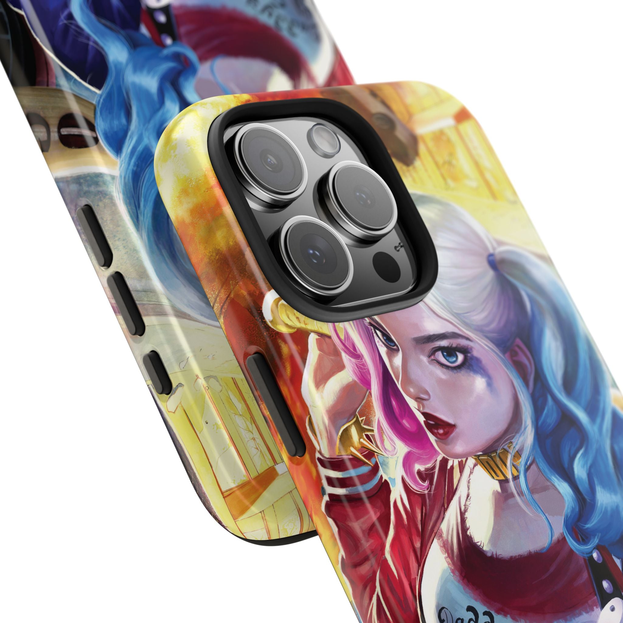 Harley Quinn Tough Phone Cases, Stylish Phone Protector for Women, Anime Style Mobile Cover, Unique Gift for Gamers, Pop Culture Accessories
