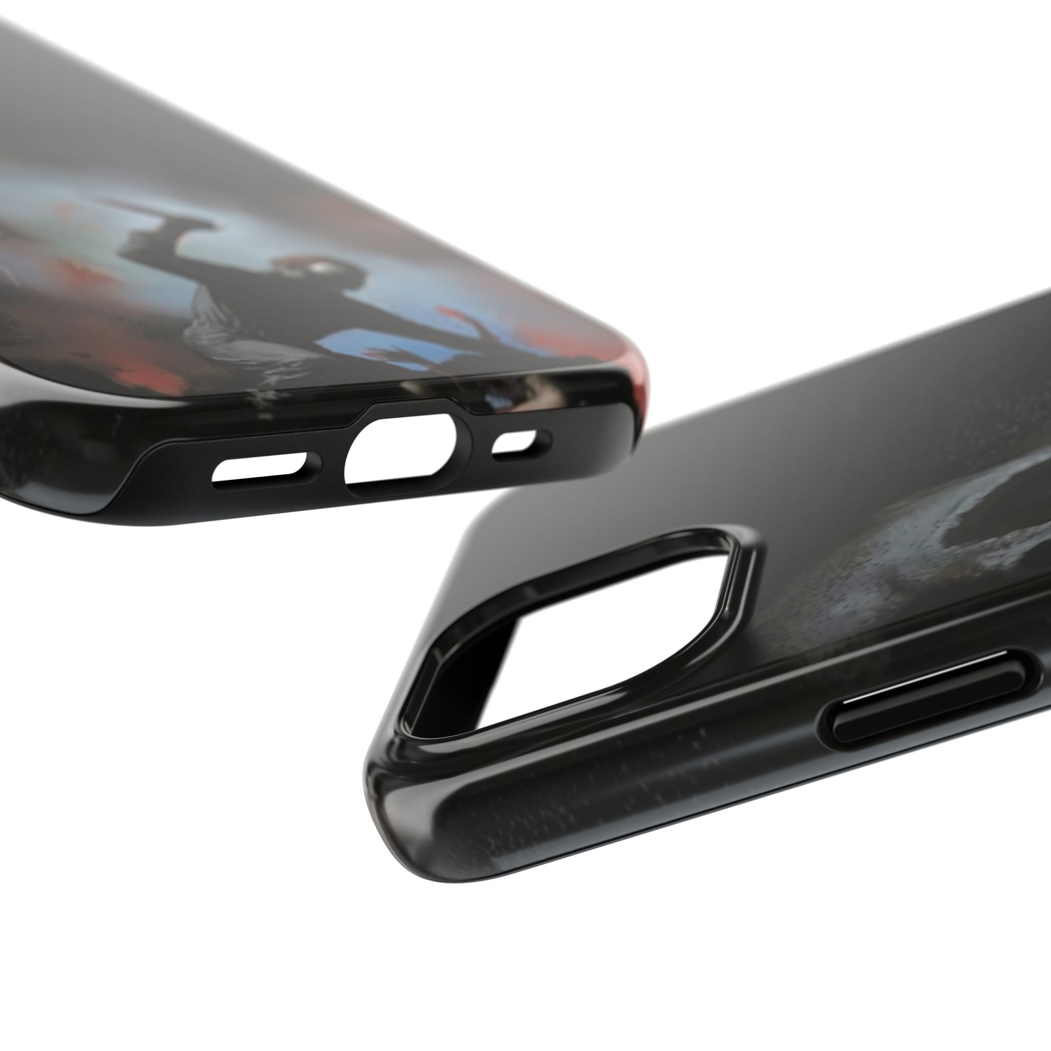 Gritty Horror Phone Cases for Fans, Tough Phone Cover, Unique Gift, Scary Design, Halloween Accessory, Movie Memorabilia