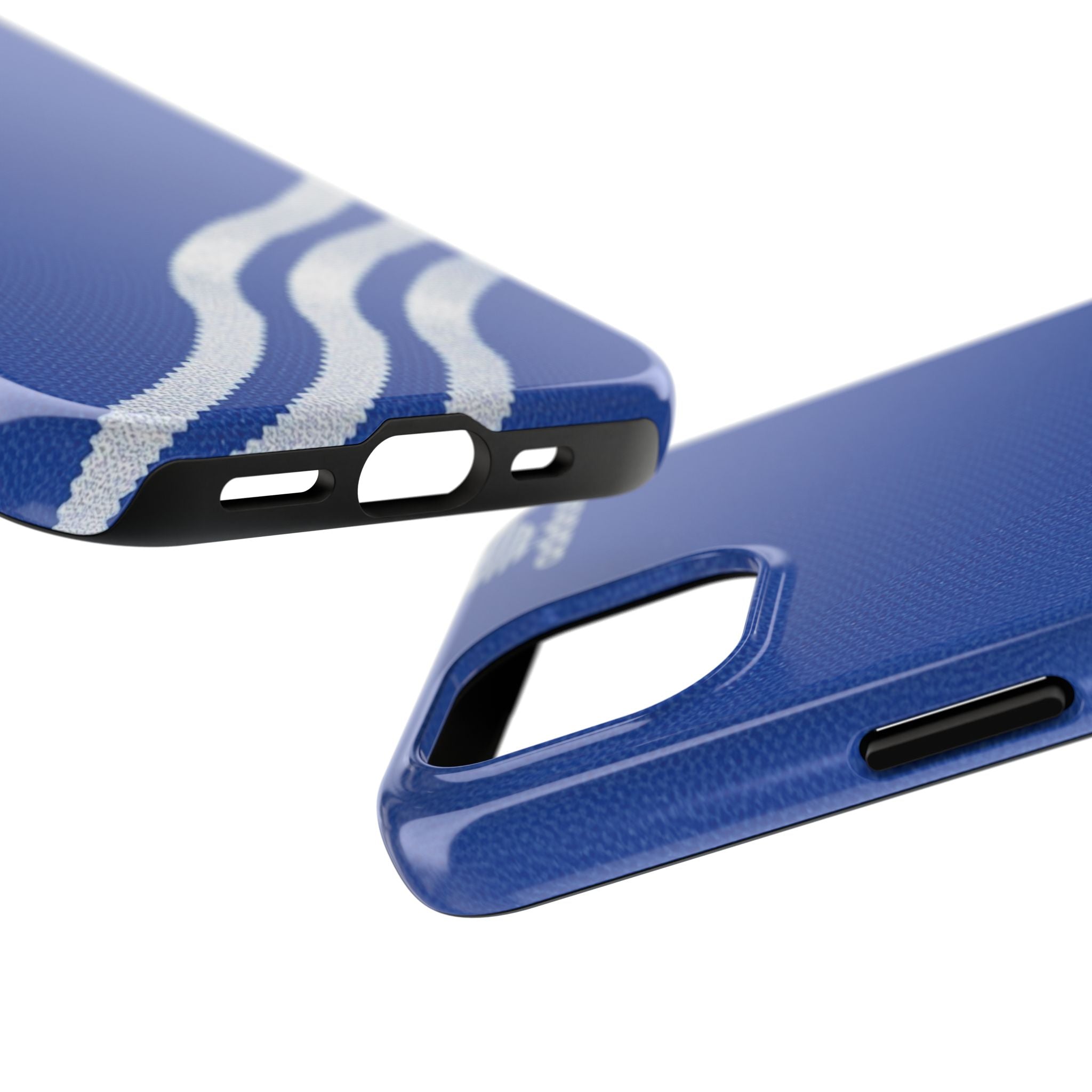 Blue Wave Tough Phone Cases - Durable Cell Phone Covers, Sports-Inspired Accessories, Unique Gift Idea for Athletes & Trendsetters