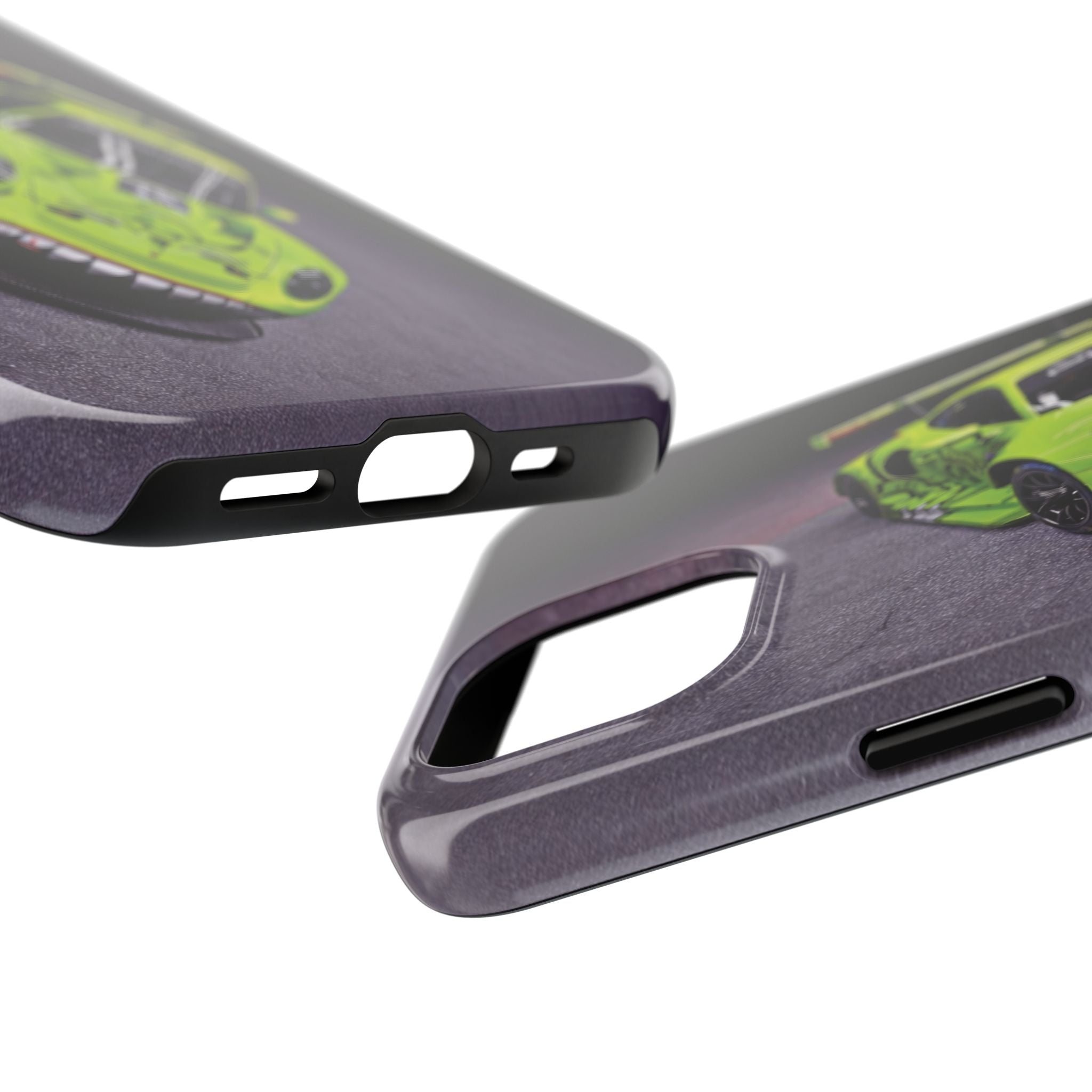 Vibrant Racing Phone Cases, Tough Car Protection, Gift for Car Lovers, Personalized Auto-Themed Accessories, Unique Tech Gifts