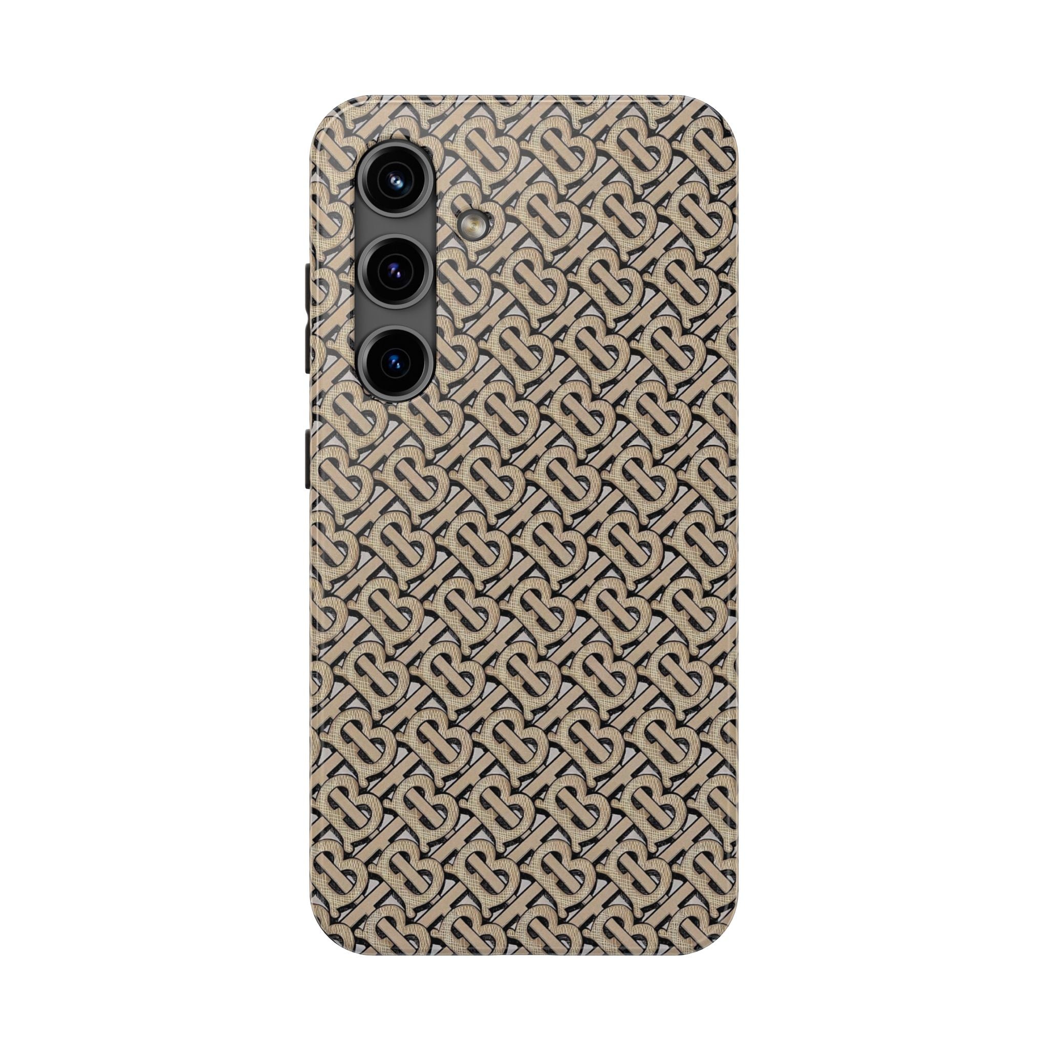 Elegant Interwoven Pattern Tough Phone Cases, Stylish Phone Covers, Durable Cases for Everyday Adventures, Gift for Phone Lovers