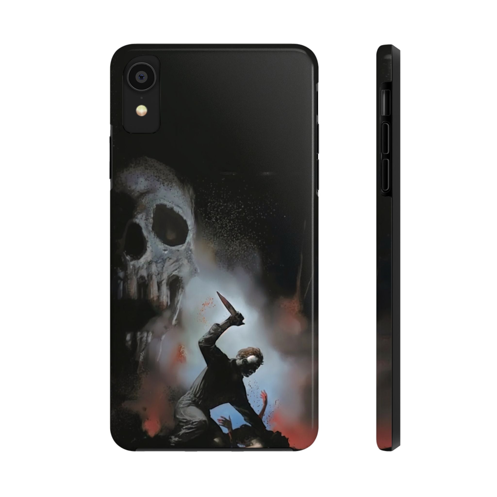 Gritty Horror Phone Cases for Fans, Tough Phone Cover, Unique Gift, Scary Design, Halloween Accessory, Movie Memorabilia