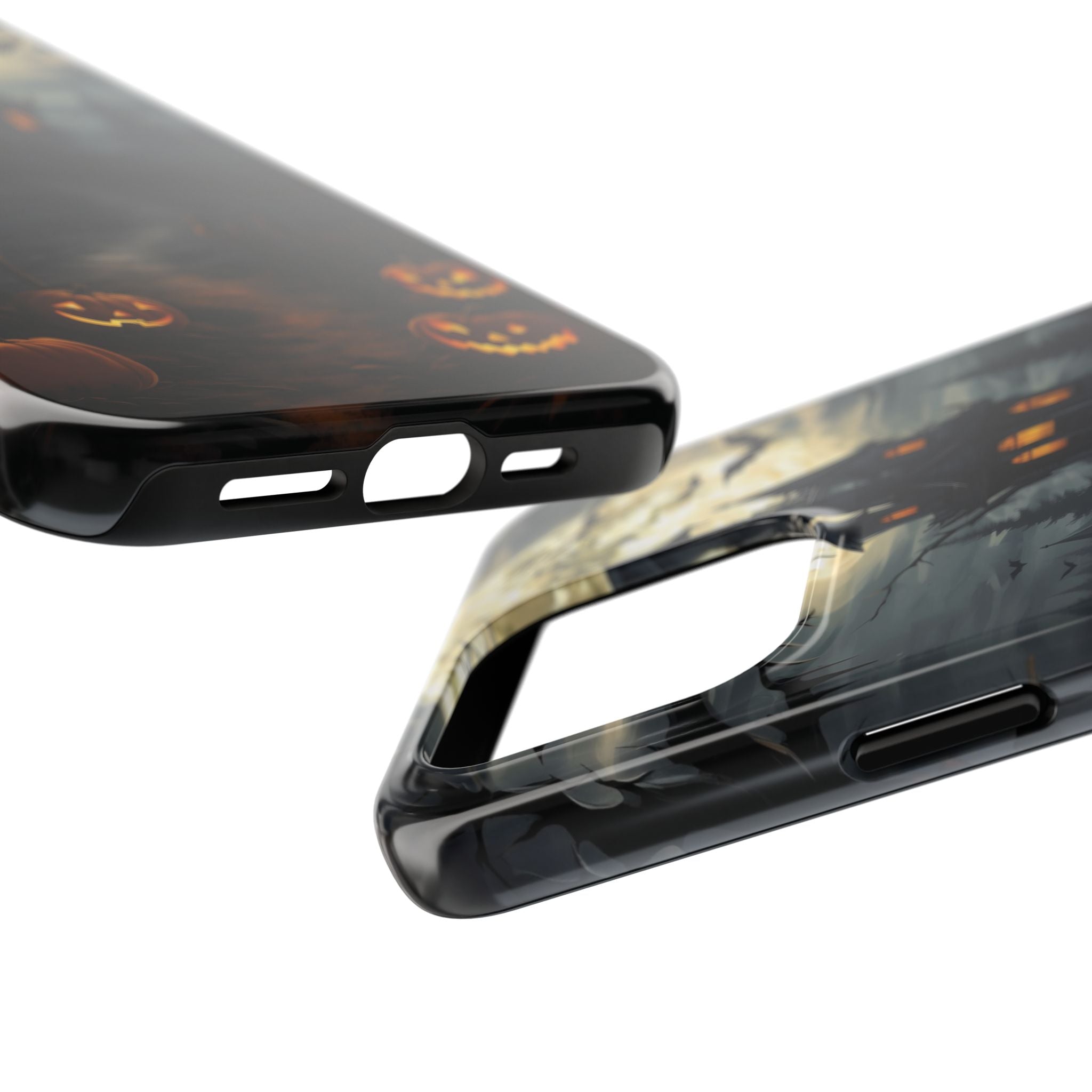 Halloween Haunted House Phone Cases, Tough Cases for Spooky Vibes, Gifts for Halloween Lovers, Ghostly Decor, Fall Accessories