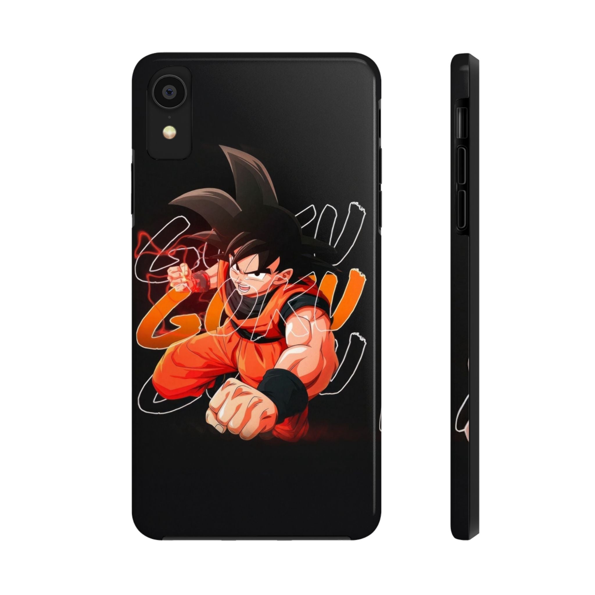 Anime Tough Phone Cases, Goku Strength Case, Durable Phone Cover, Gaming Phone Accessory, Cartoon Phone Case, Gift for Fans