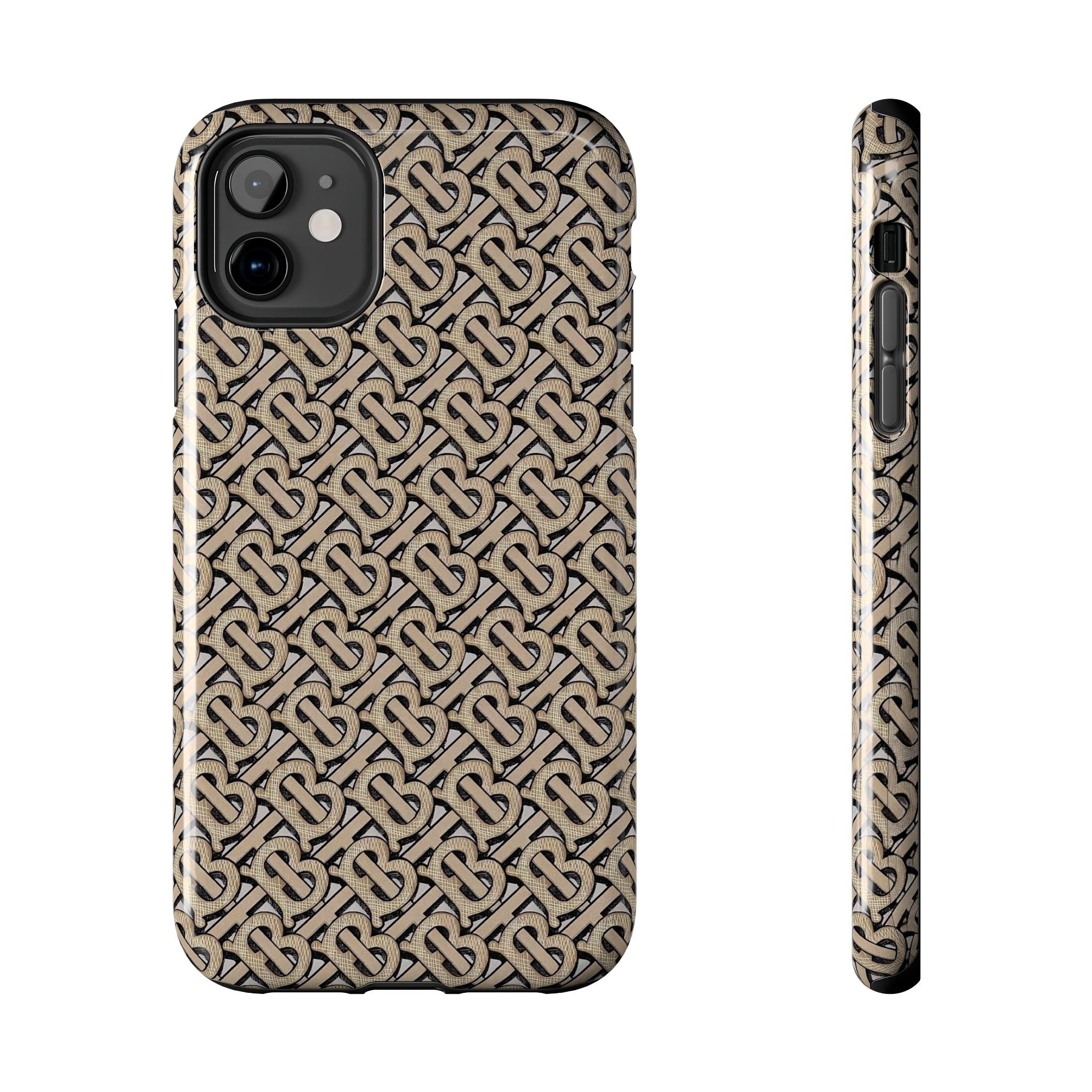 Elegant Interwoven Pattern Tough Phone Cases, Stylish Phone Covers, Durable Cases for Everyday Adventures, Gift for Phone Lovers