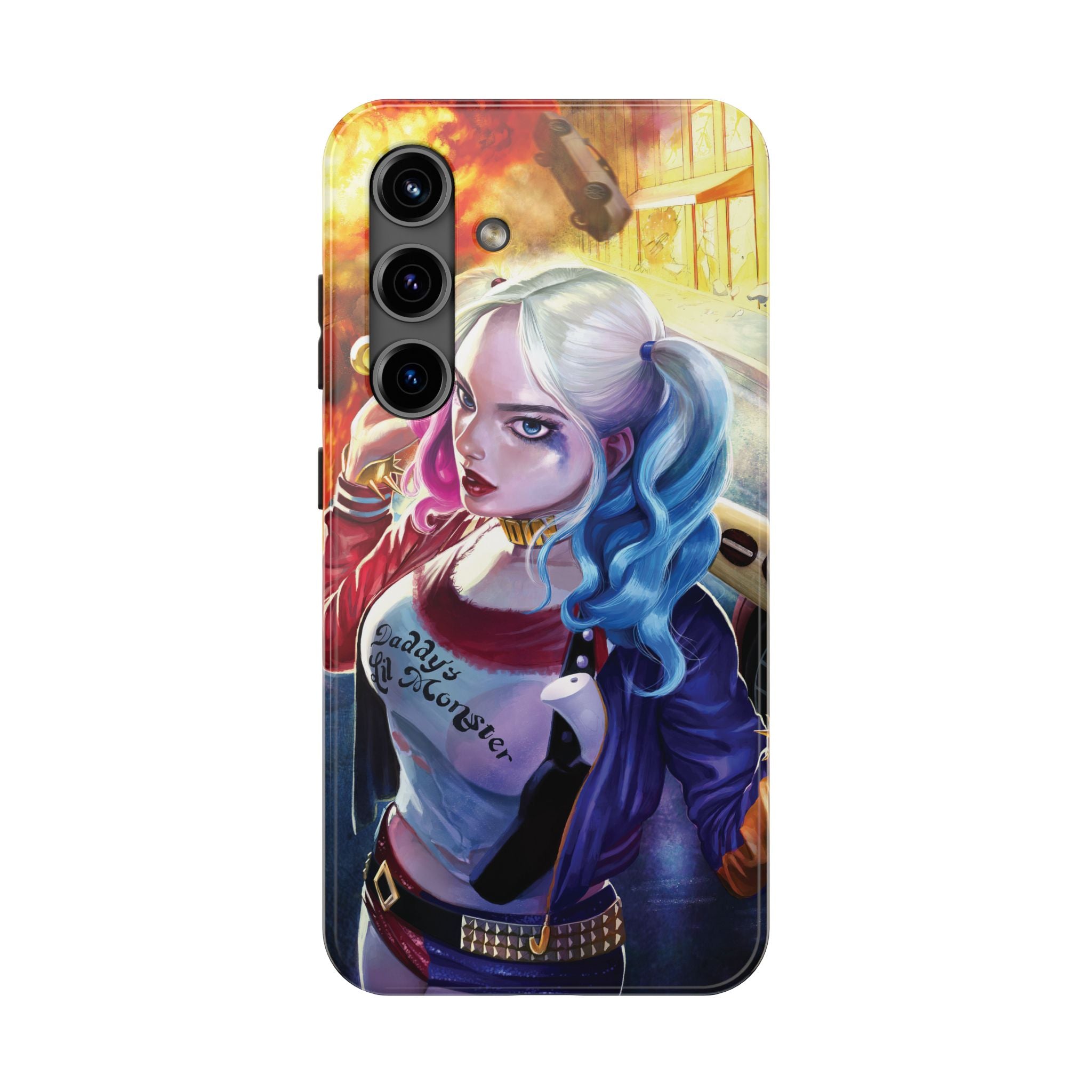 Harley Quinn Tough Phone Cases, Stylish Phone Protector for Women, Anime Style Mobile Cover, Unique Gift for Gamers, Pop Culture Accessories