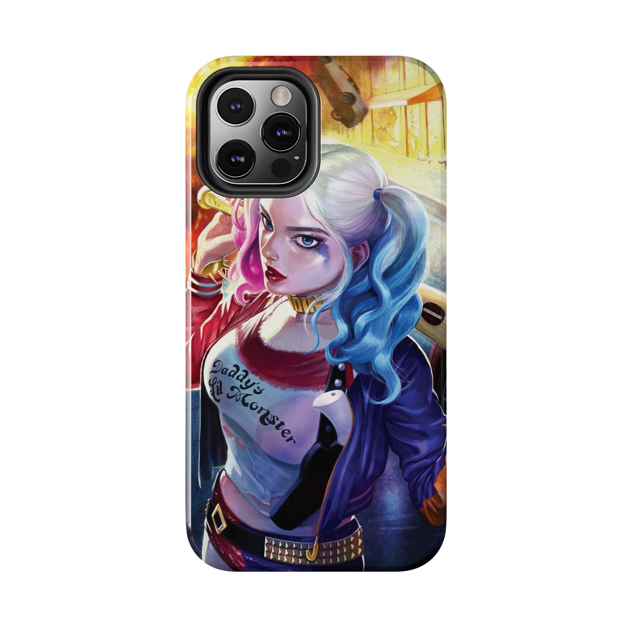 Harley Quinn Tough Phone Cases, Stylish Phone Protector for Women, Anime Style Mobile Cover, Unique Gift for Gamers, Pop Culture Accessories