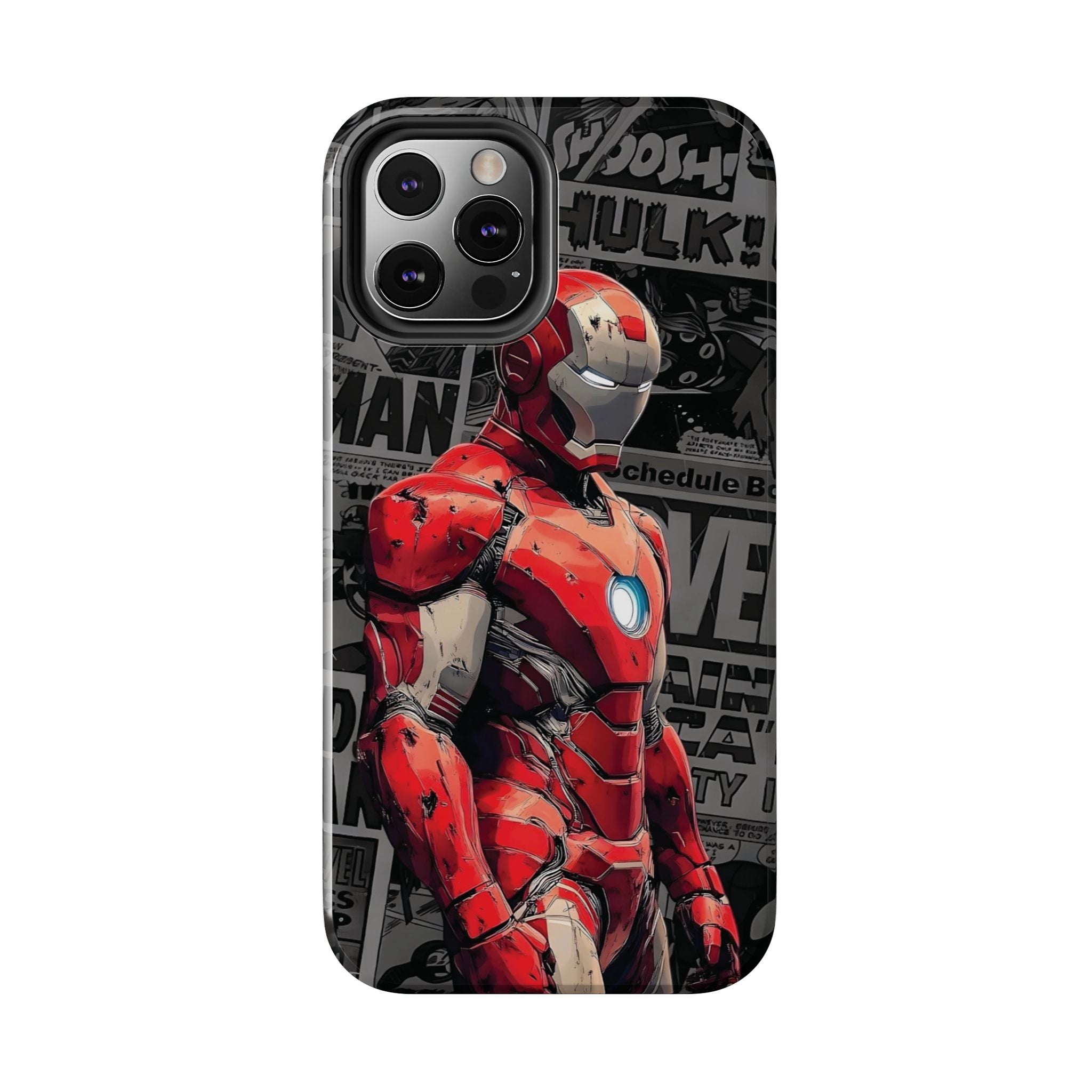 Iron Man Hero Tough Phone Cases - Durable, Stylish, Perfect for Marvel Fans, Geek Gifts, Comic Book Lovers, Unique Accessories