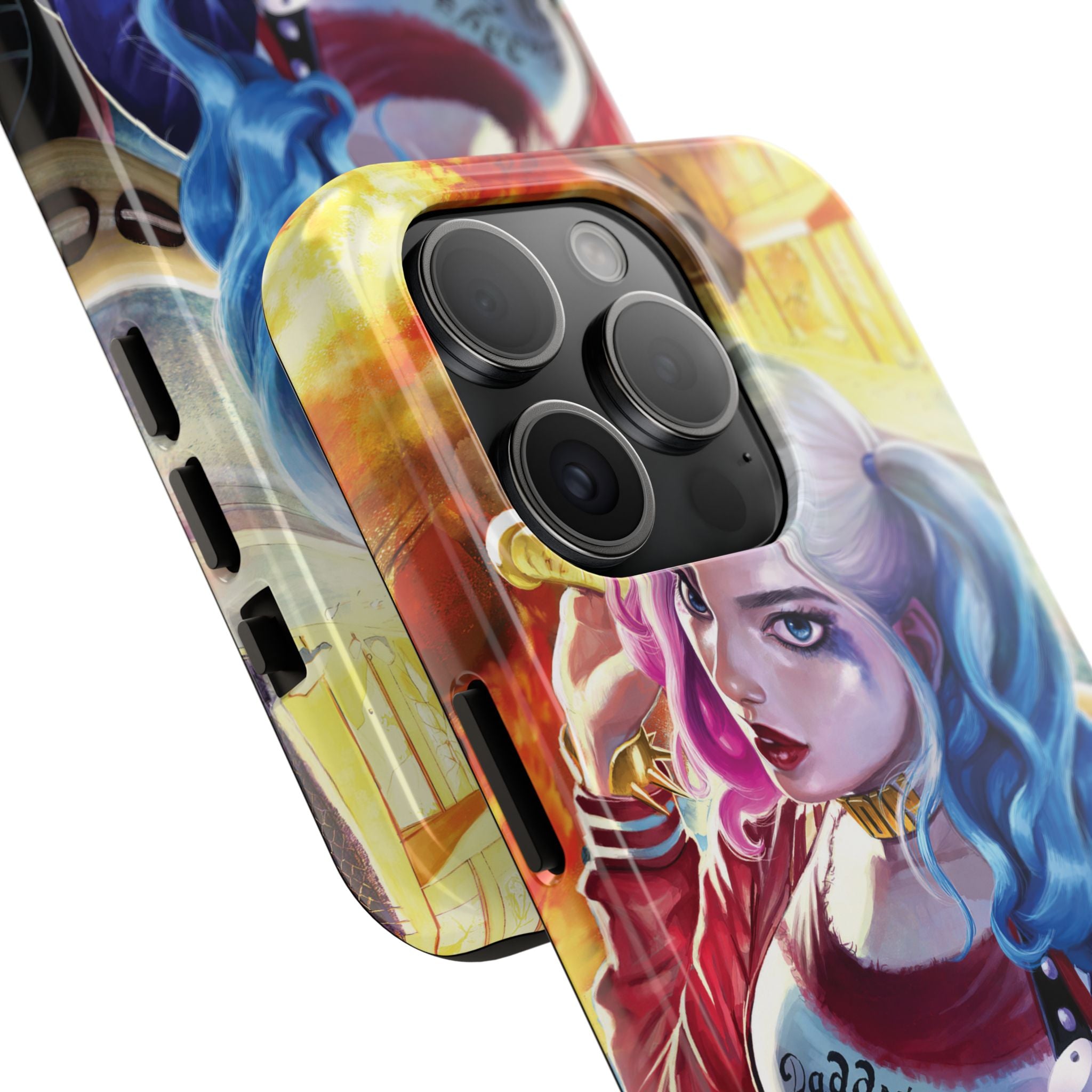 Harley Quinn Tough Phone Cases, Stylish Phone Protector for Women, Anime Style Mobile Cover, Unique Gift for Gamers, Pop Culture Accessories