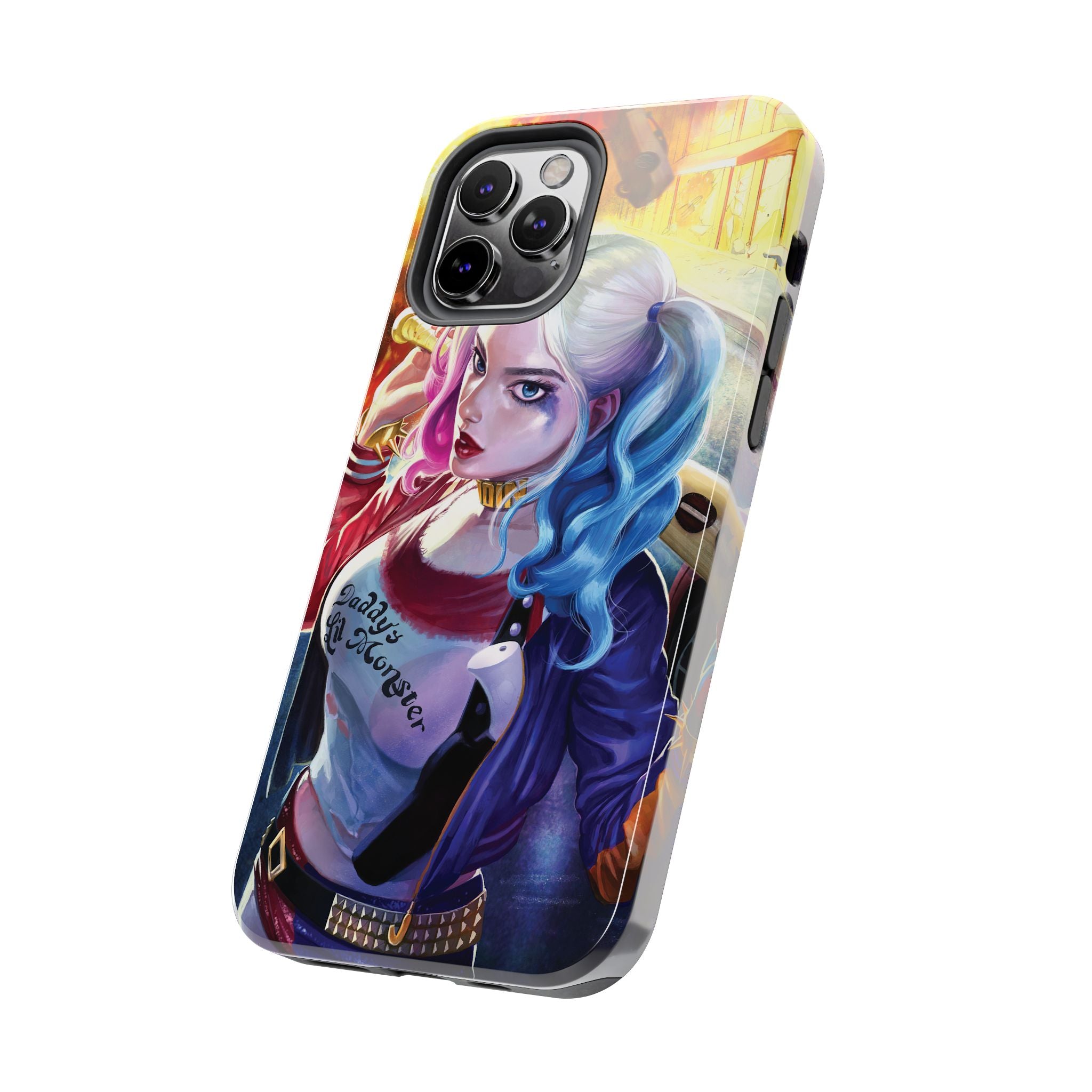 Harley Quinn Tough Phone Cases, Stylish Phone Protector for Women, Anime Style Mobile Cover, Unique Gift for Gamers, Pop Culture Accessories
