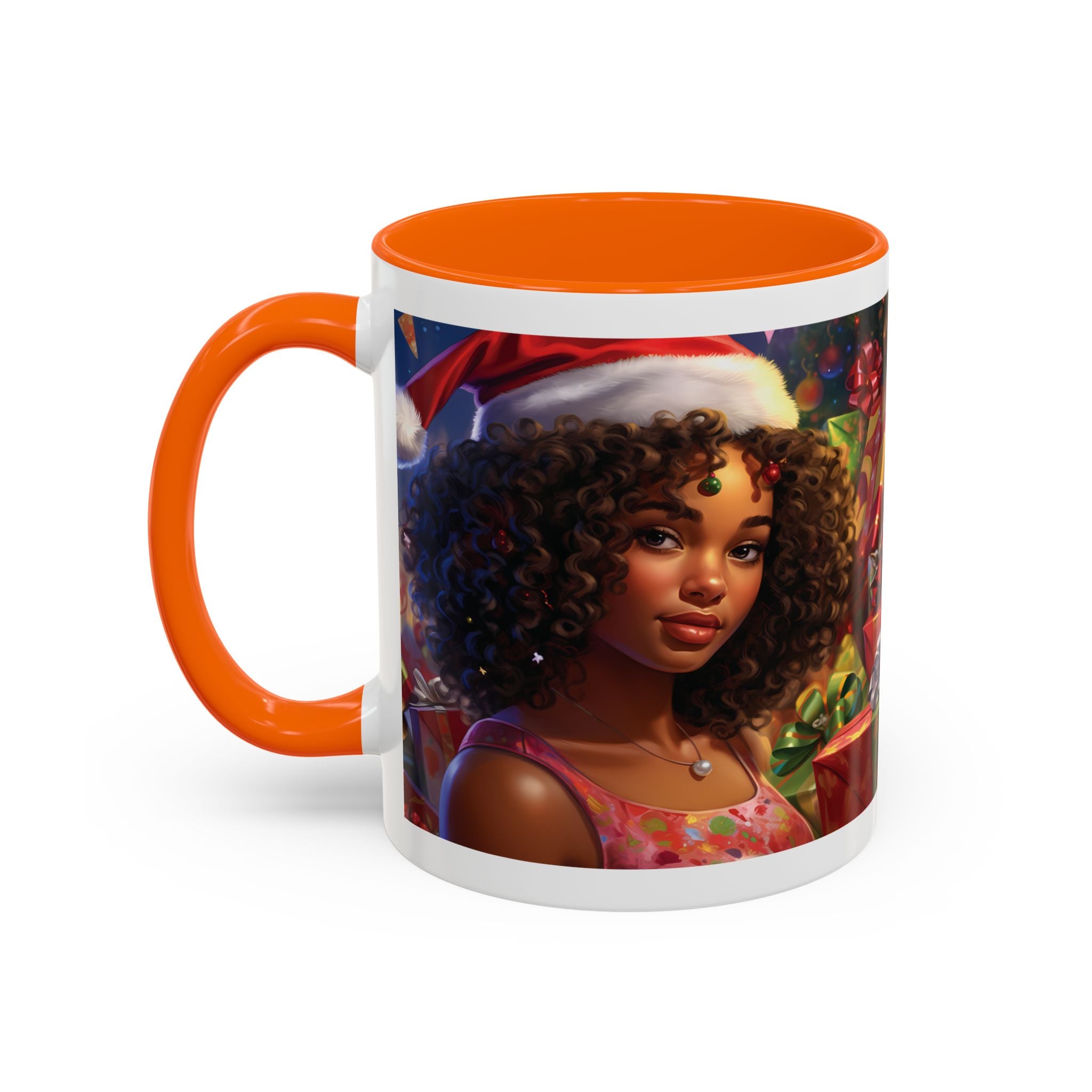 Festive Holiday Coffee Mug, Christmas Gift Mug, Colorful Accent Mug, Cozy Winter Decor, Unique Holiday Drinkware