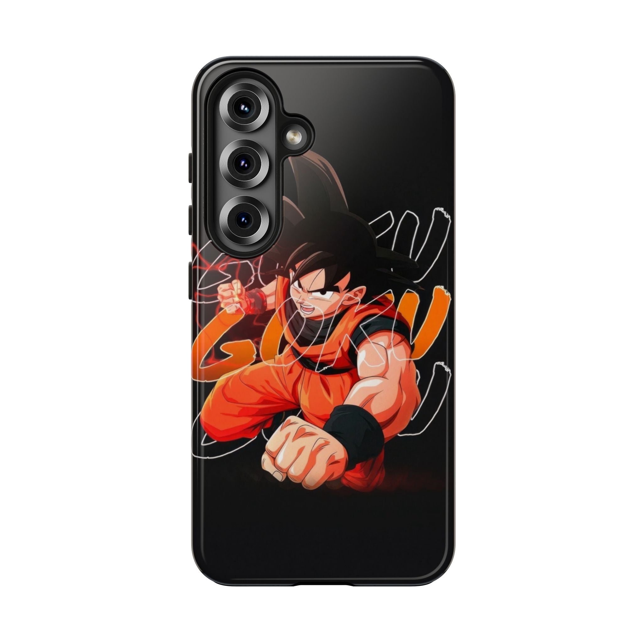 Anime Tough Phone Cases, Goku Strength Case, Durable Phone Cover, Gaming Phone Accessory, Cartoon Phone Case, Gift for Fans